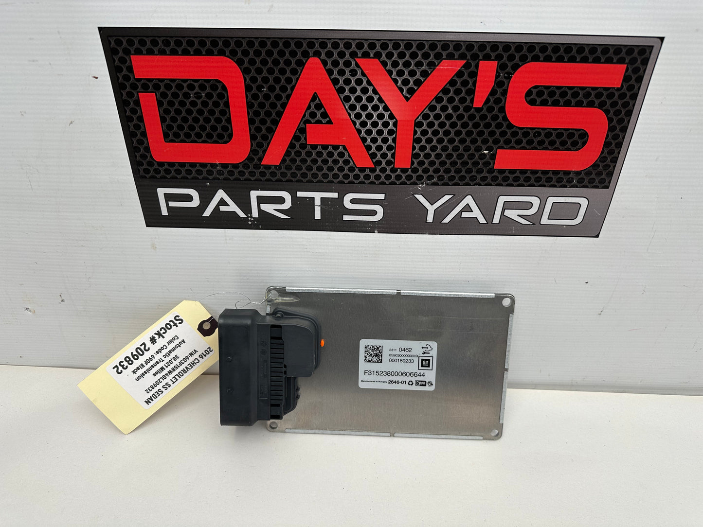 2016 Chevy SS Sedan Electronic Suspension Control Module OEM - Day's Parts Yard