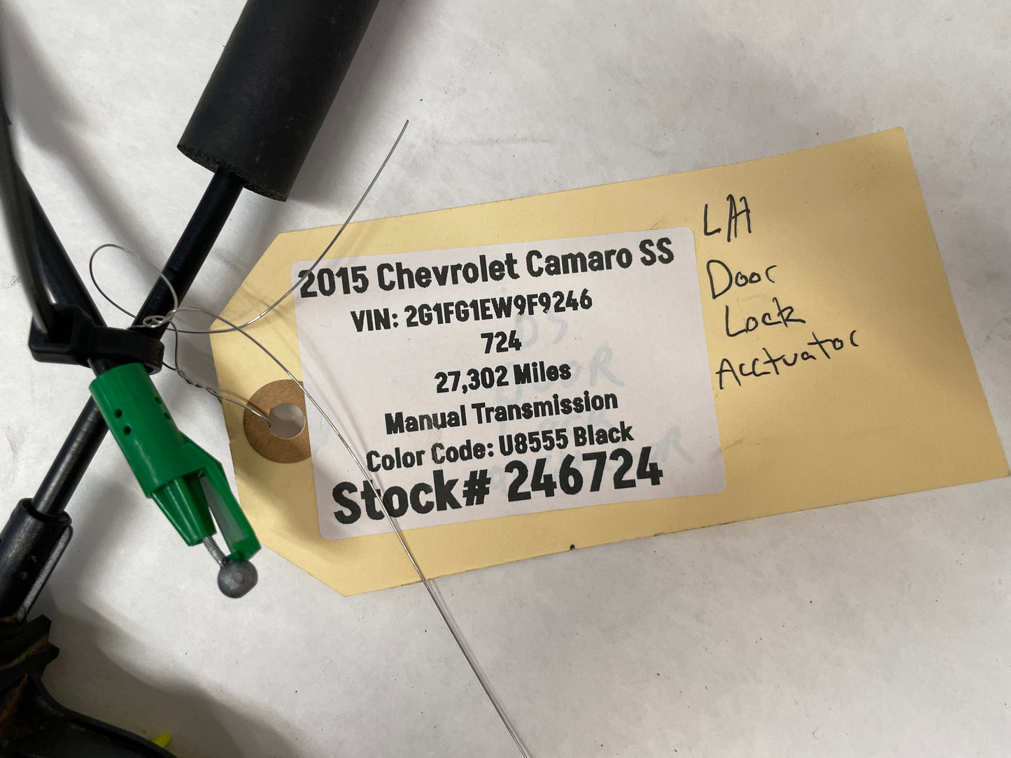 2015 Chevy Camaro SS LH Driver Door Lock Latch Actuator OEM