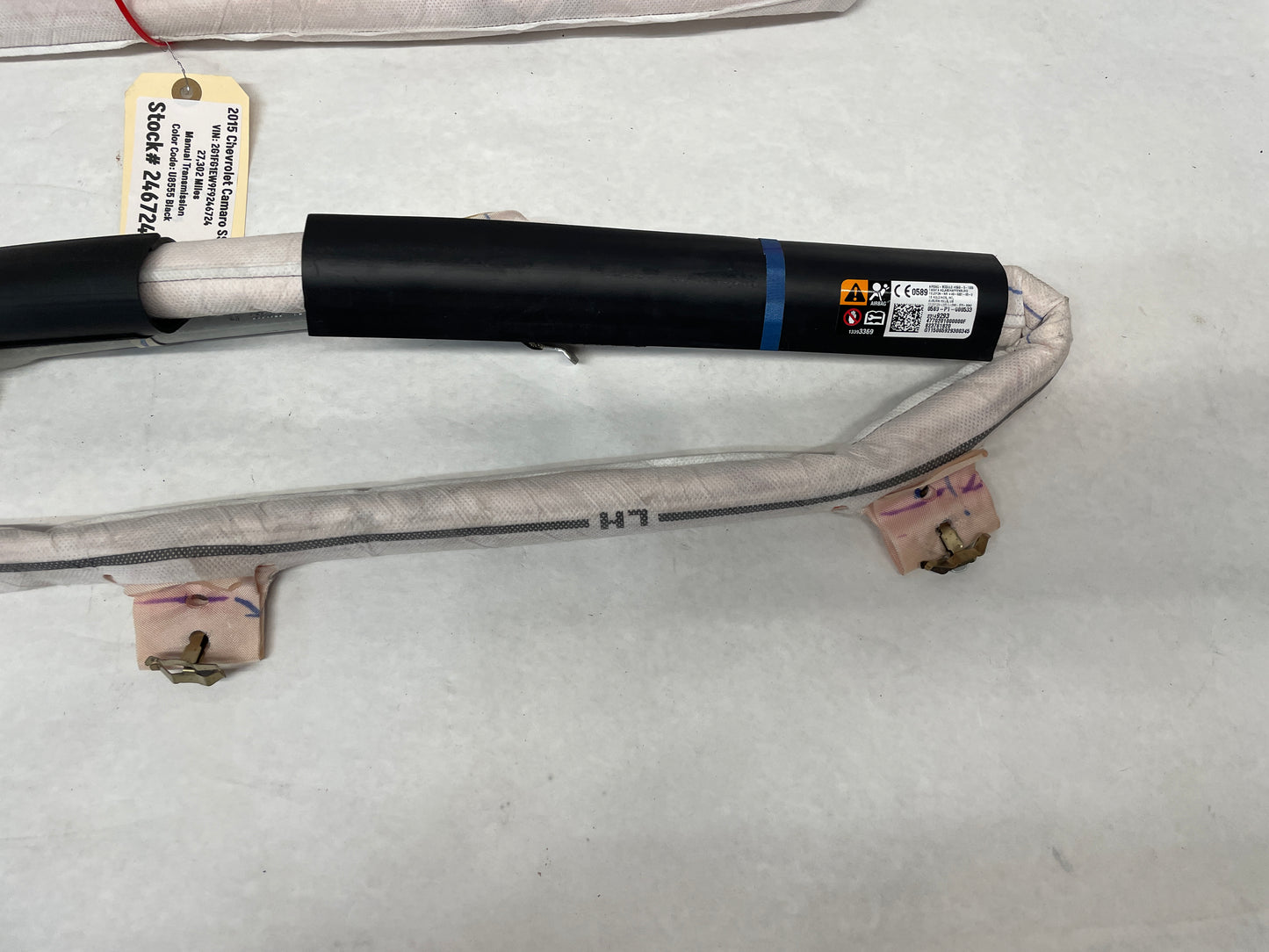 2015 Chevy Camaro SS RH & LH Curtain Airbag Air Bag OEM