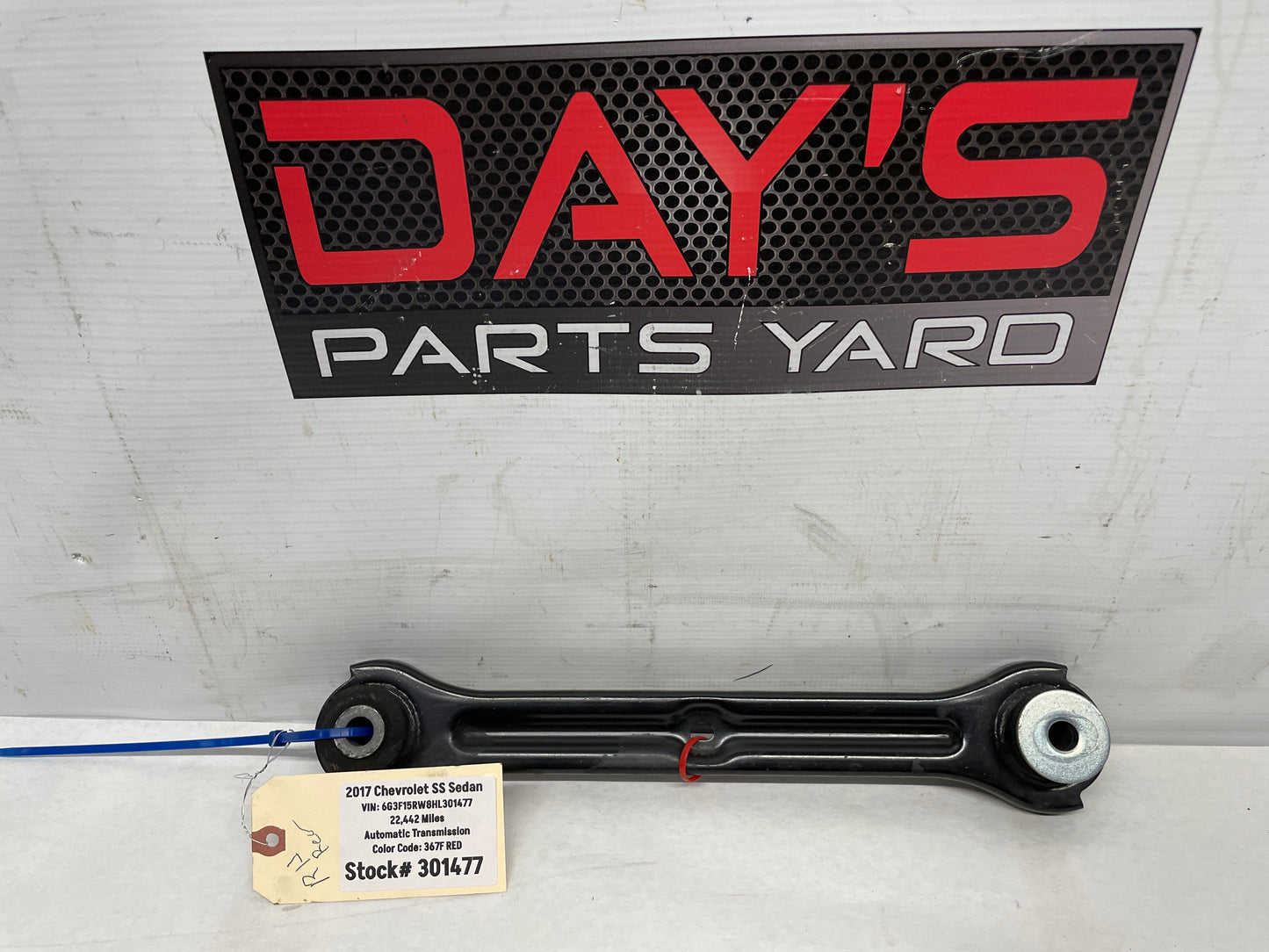 2017 Chevrolet SS Sedan RH Passenger Rear Trailing Control Arm Drag Link OEM - Day's Parts Yard