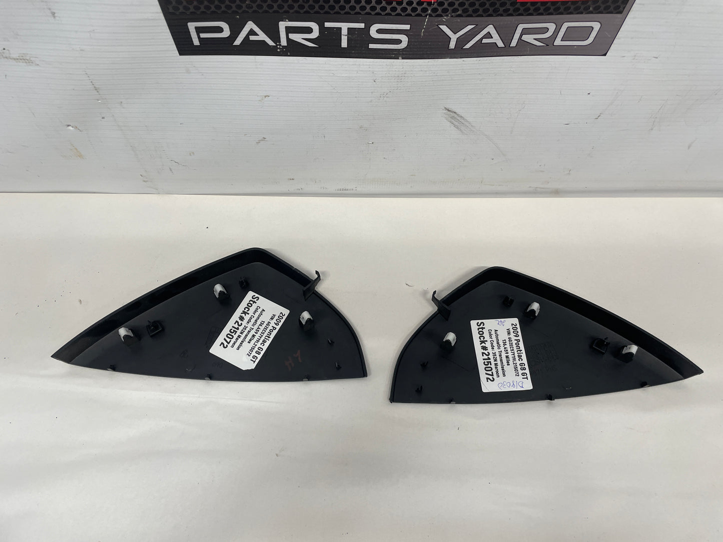 2009 Pontiac G8 RH & LH Dash Trim End Caps OEM - Day's Parts Yard