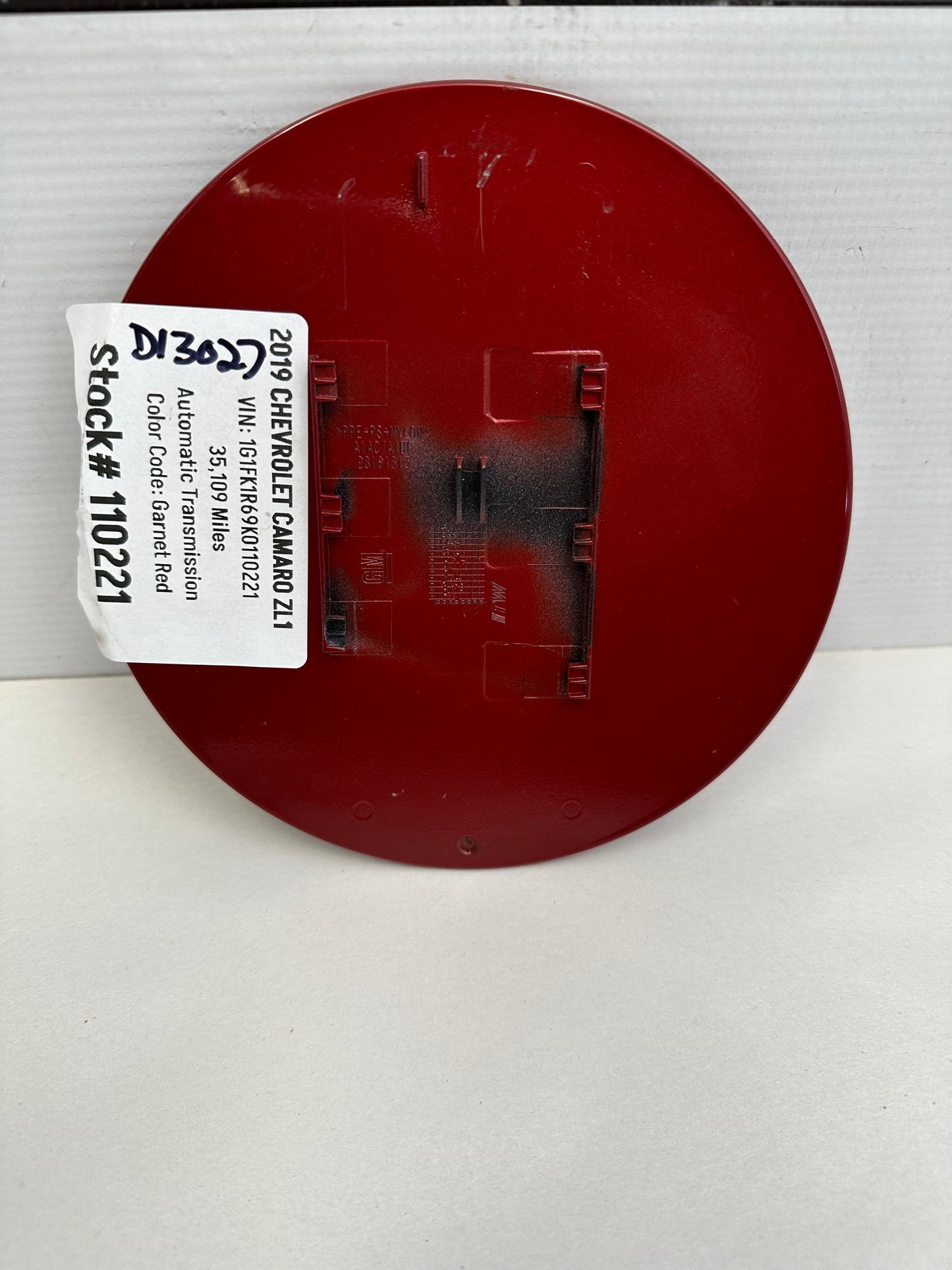 2019 Chevy Camaro ZL1 Fuel Gas Door Lid Cover OEM - Day's Parts Yard
