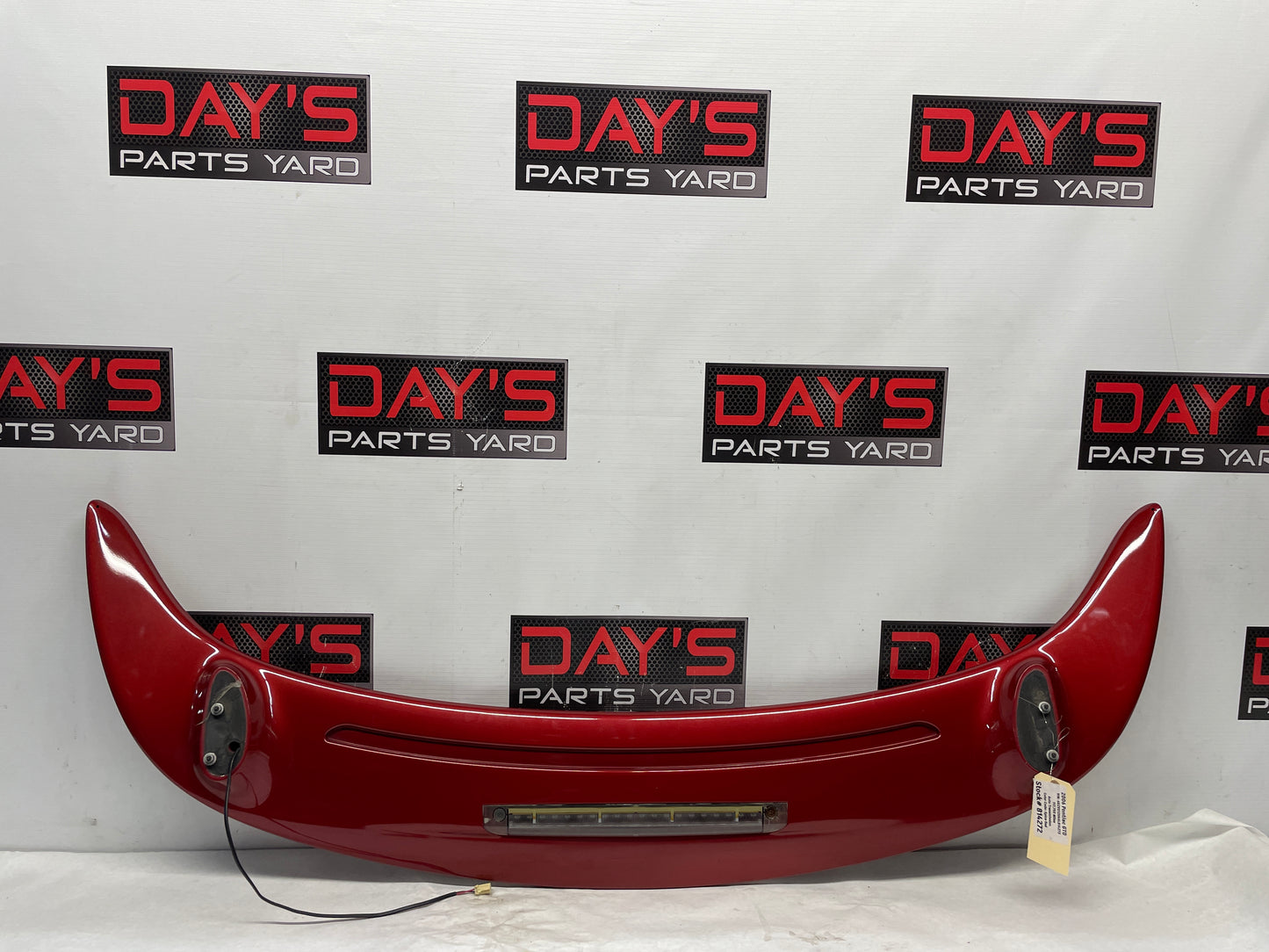 2006 Pontiac GTO Trunk Deck Lid Spoiler Wing w/ Light OEM - Day's Parts Yard