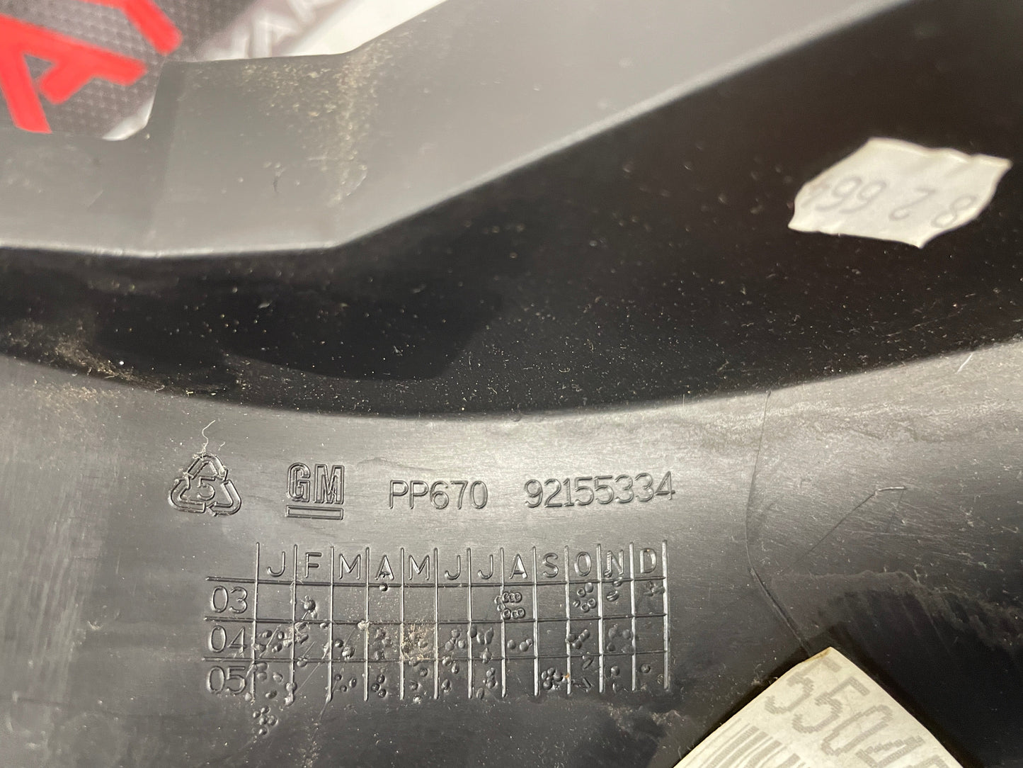 2005 Pontiac GTO LH Driver Console Dash Trim OEM - Day's Parts Yard