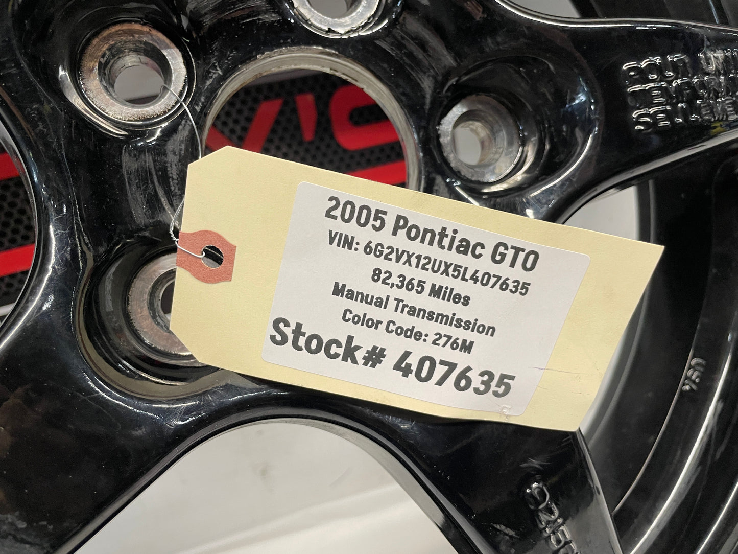 2005 Pontiac GTO Factory OEM Spare Wheel & Tire OEM - Day's Parts Yard