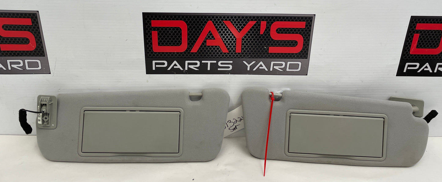 2015 Chevy SS Sedan RH & LH Sun Visor Sunvisor w/ Clips OEM - Day's Parts Yard