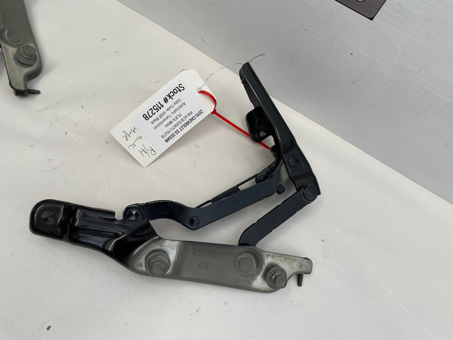 2015 Chevy SS Sedan Trunk Lid Hinges RH & LH OEM - Day's Parts Yard