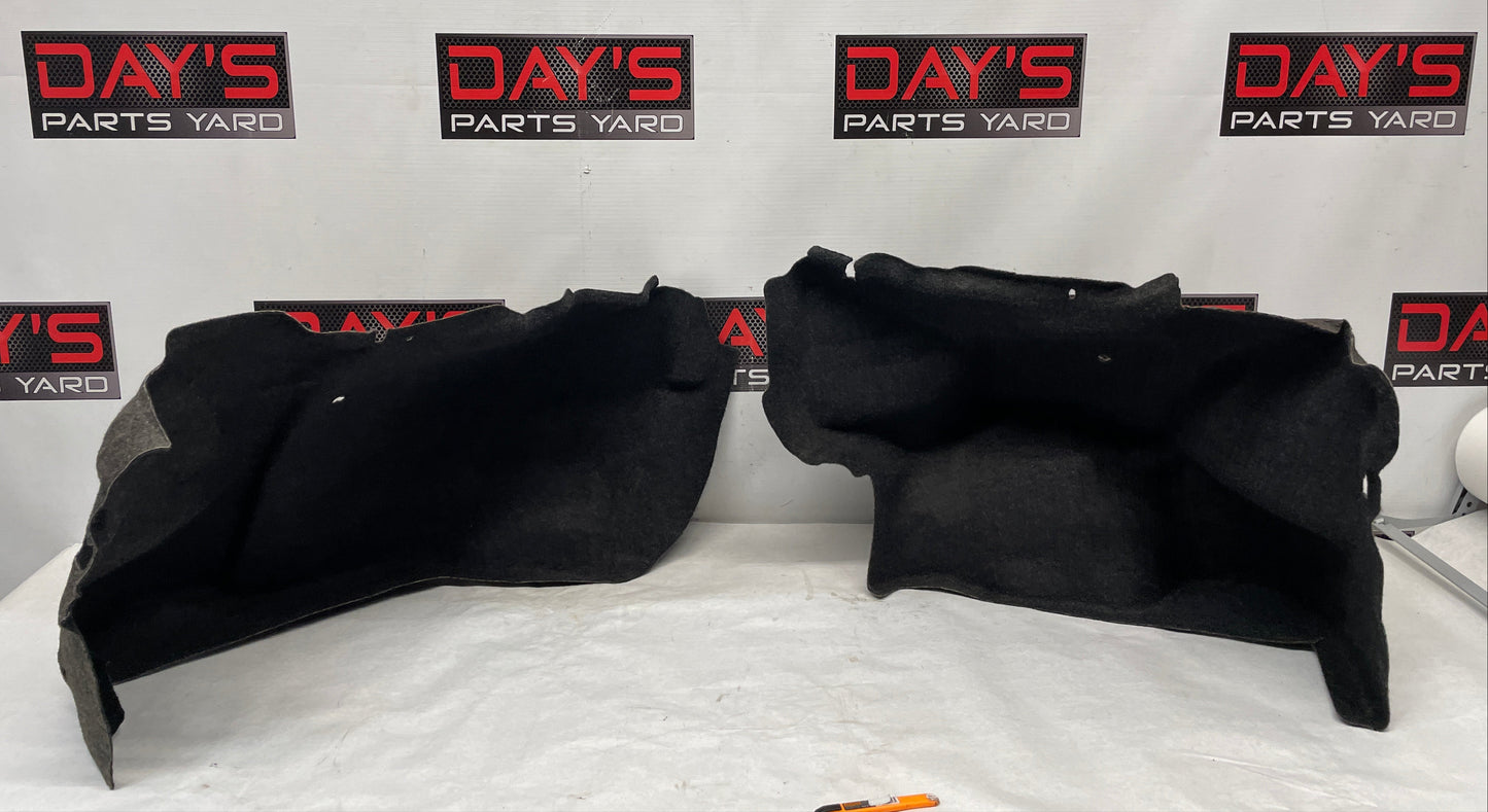 2006 Pontiac GTO RH and LH Interior Trunk Quarter Side Trim Carpet Liners OEM - Day's Parts Yard