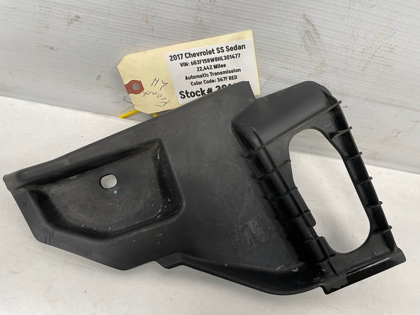 2017 Chevrolet SS Sedan LH Driver Fender Compartment Shield OEM - Day's Parts Yard
