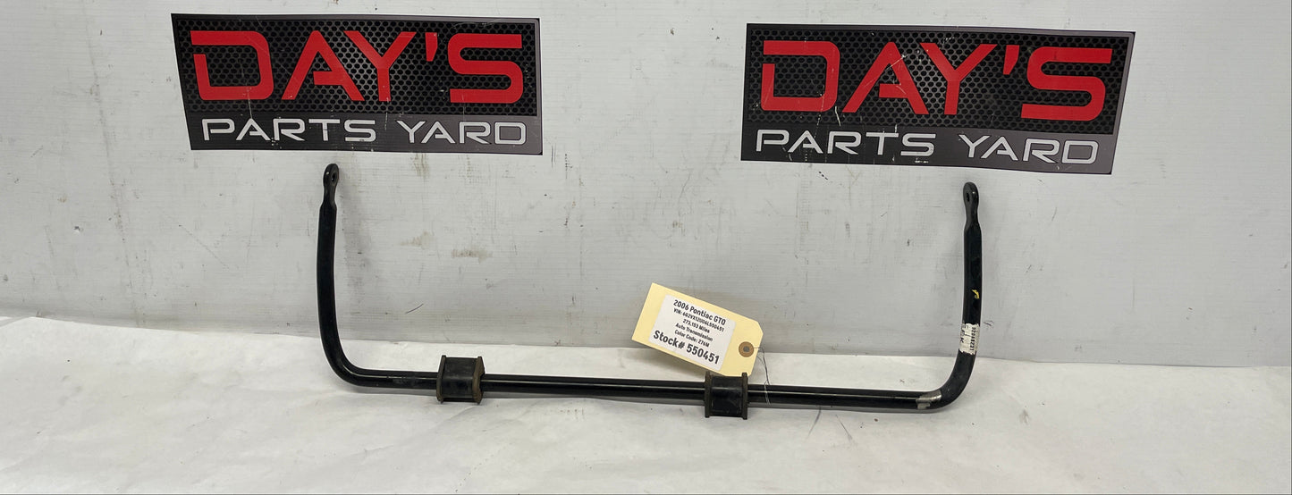 2006 Pontiac GTO Rear Suspension Stabilizer Sway Bar OEM - Day's Parts Yard
