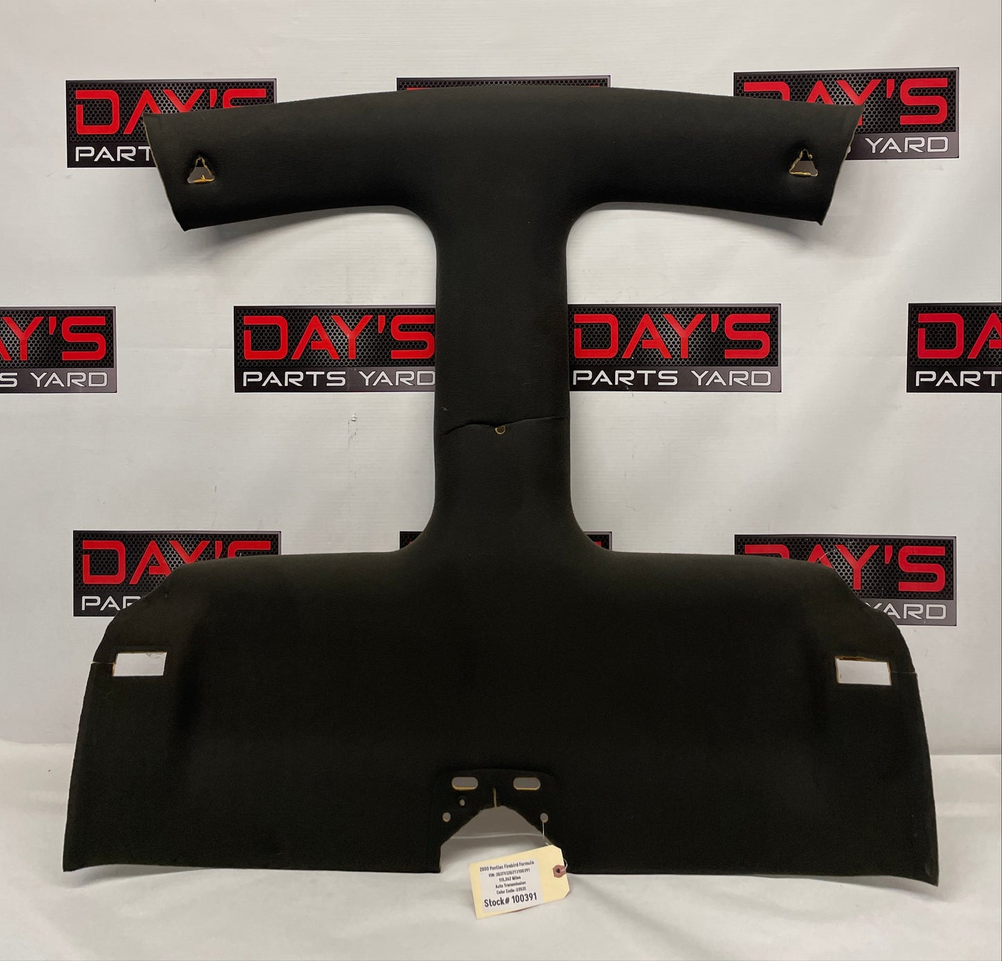2000 Pontiac Firebird Formula Ebony Black T-Top Head Liner Headliner OEM LOCAL PICK UP - Day's Parts Yard