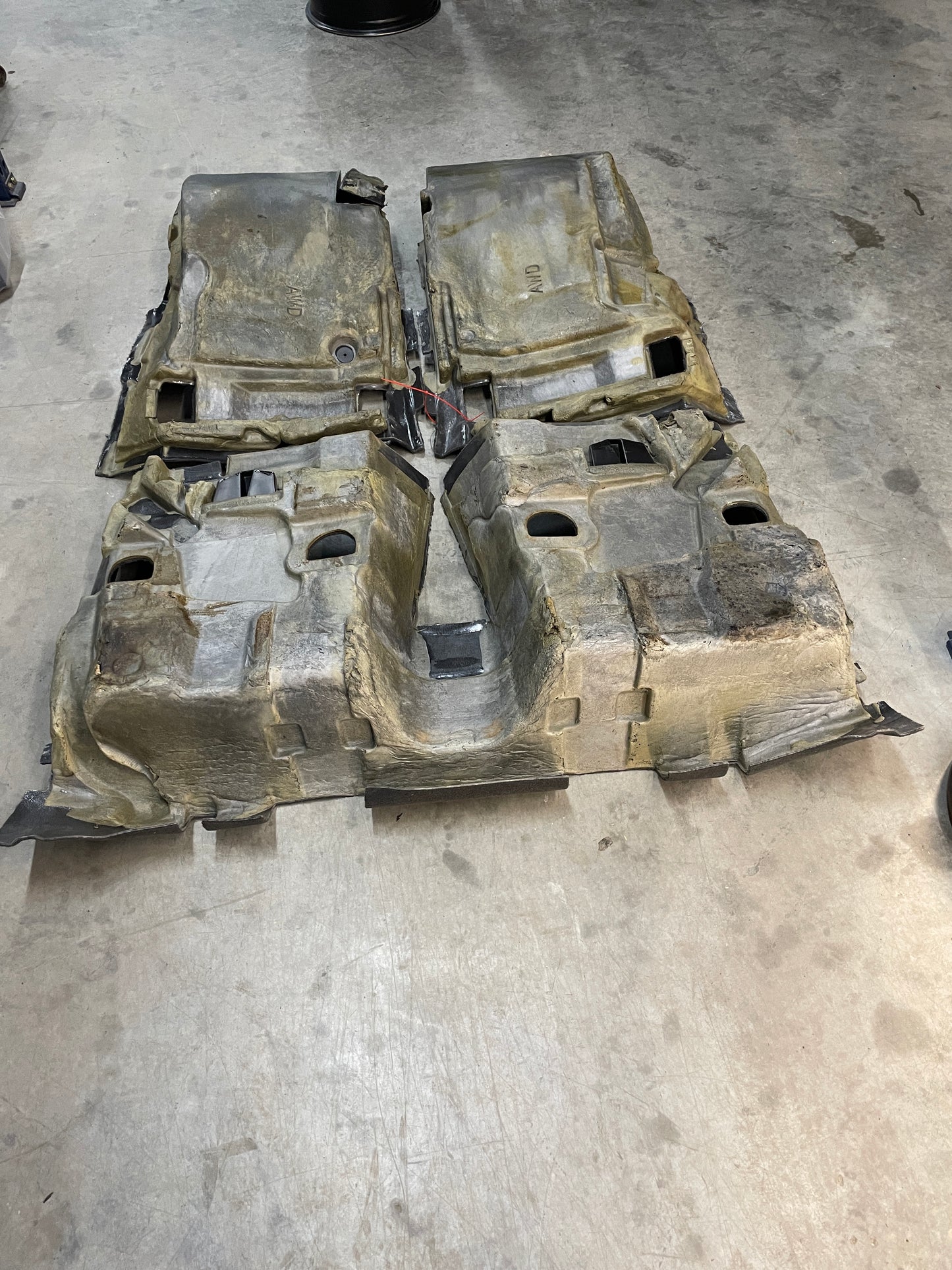 2010 Cadillac CTS-V Sedan Complete Floor Carpet OEM