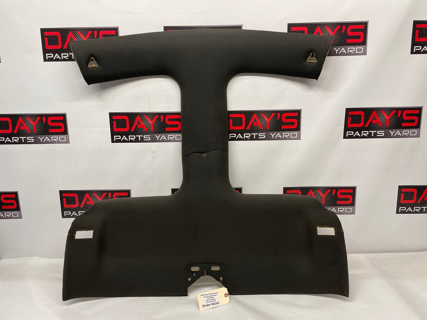 2000 Pontiac Firebird Formula Ebony Black T-Top Head Liner Headliner OEM LOCAL PICK UP - Day's Parts Yard