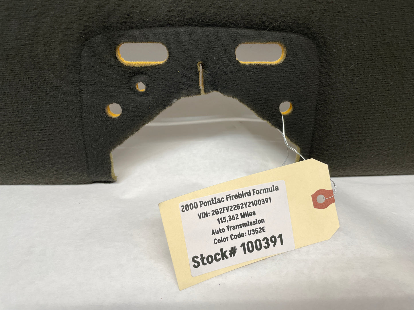 2000 Pontiac Firebird Formula Ebony Black T-Top Head Liner Headliner OEM LOCAL PICK UP - Day's Parts Yard