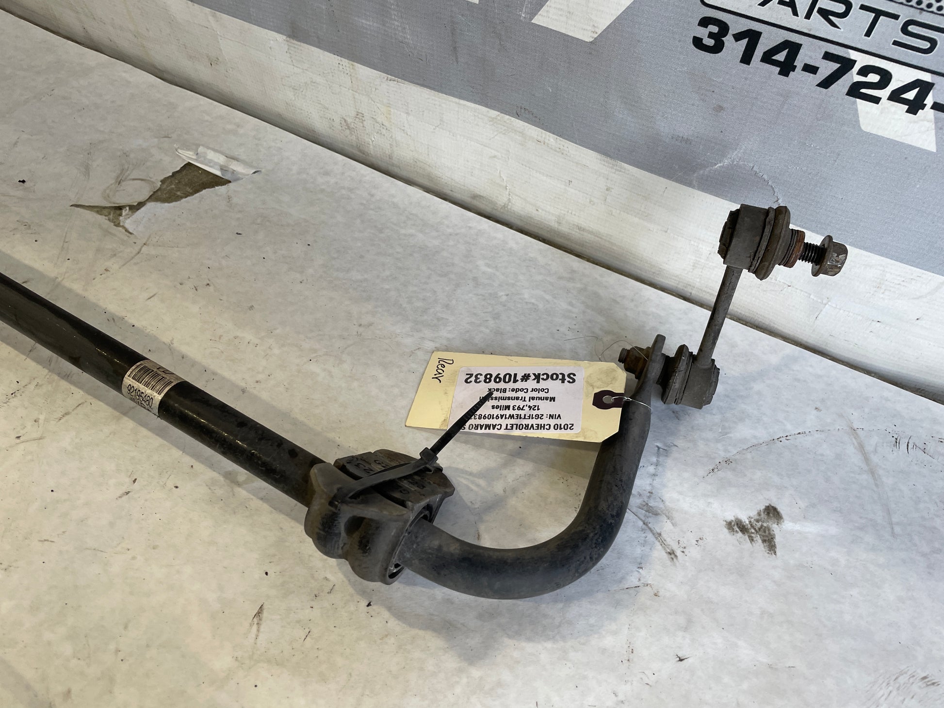 2010 Chevy Camaro SS Rear Sway Bar OEM - Day's Parts Yard