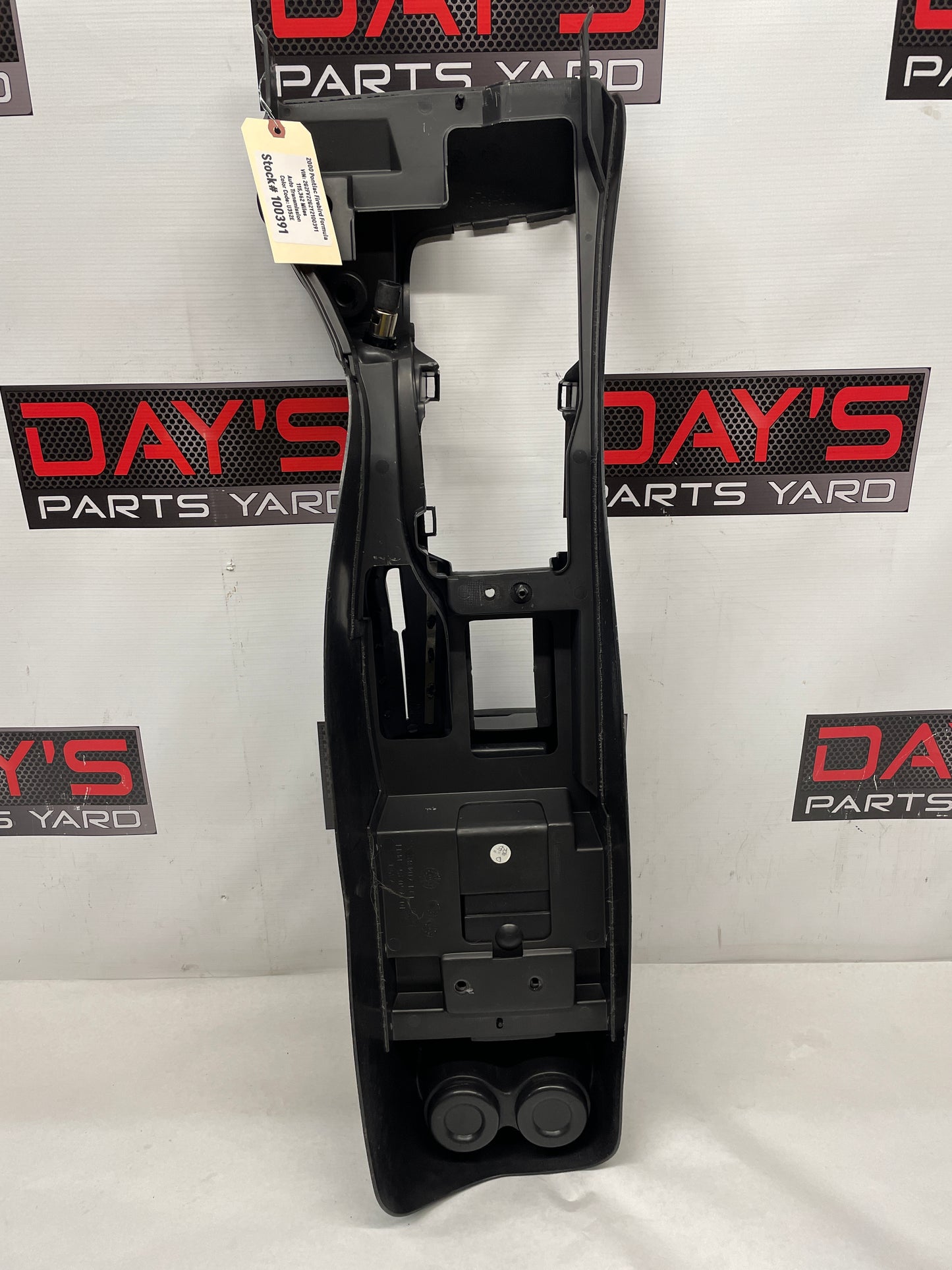 2000 Pontiac Firebird Formula Trans am Ebony Black Center Console OEM - Day's Parts Yard