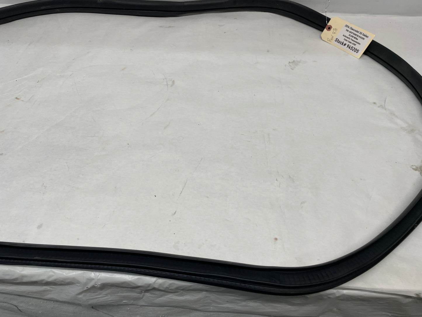 2014 Chevy SS Sedan RH Passenger Rear Door Weather Strip Rubber Seal OEM - Day's Parts Yard