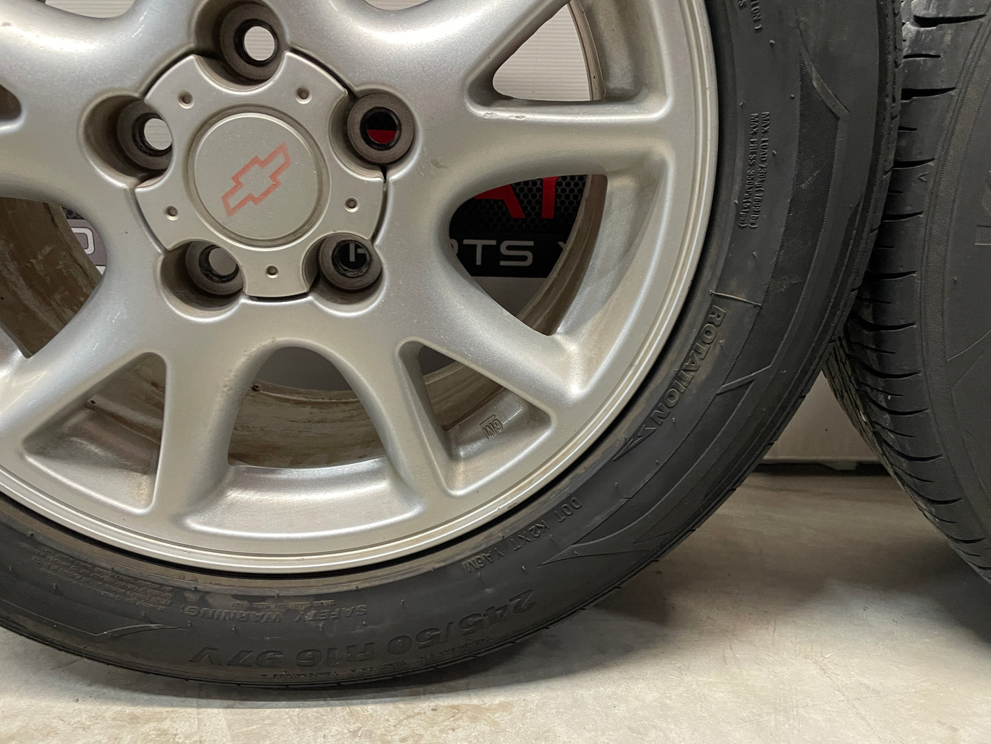 2002 Chevy Camaro Z28 Factory OEM 16x8 Wheels and Kumho Tires