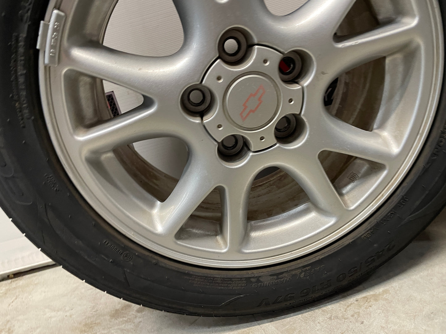 2002 Chevy Camaro Z28 Factory OEM 16x8 Wheels and Kumho Tires