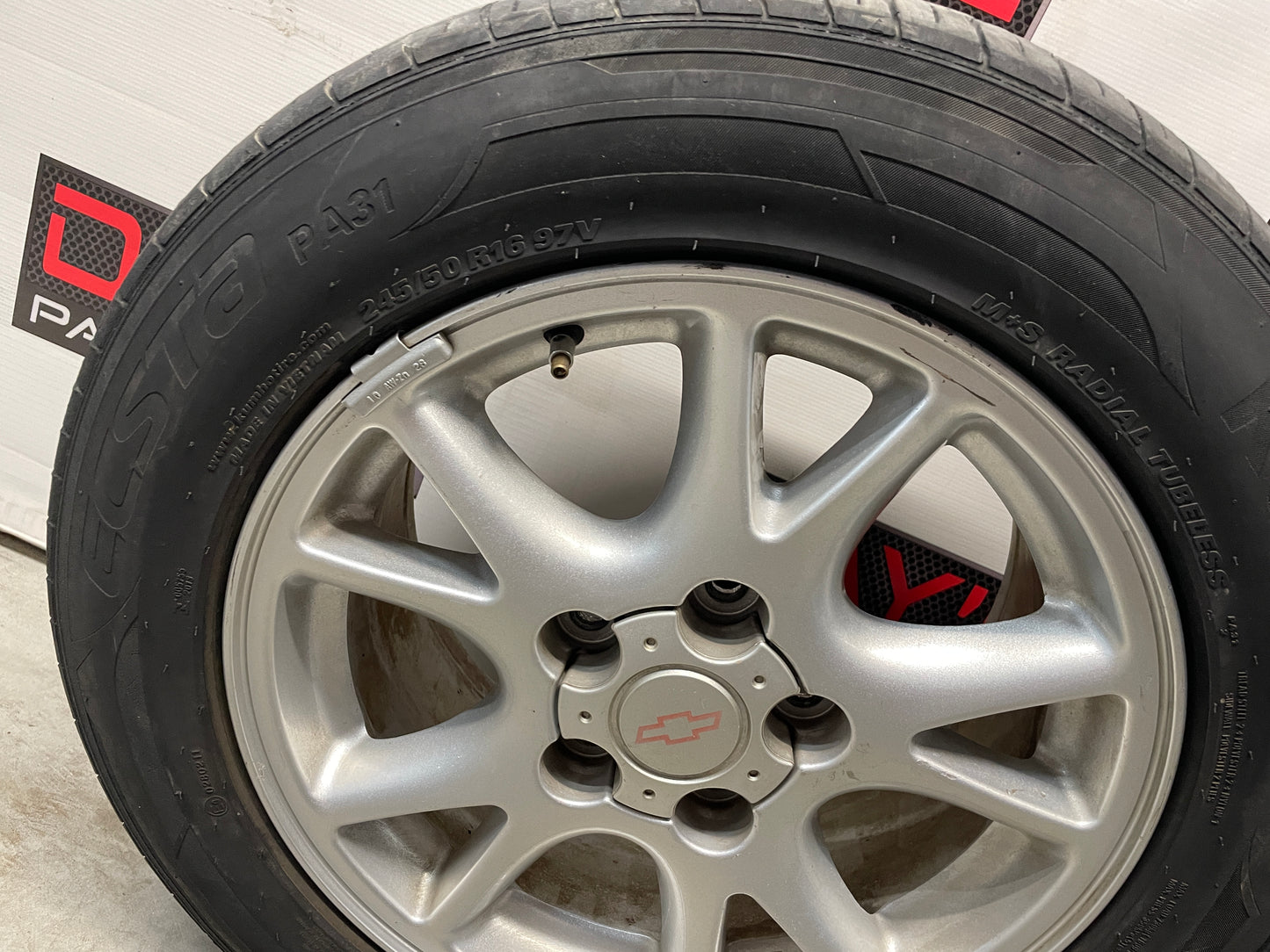2002 Chevy Camaro Z28 Factory OEM 16x8 Wheels and Kumho Tires