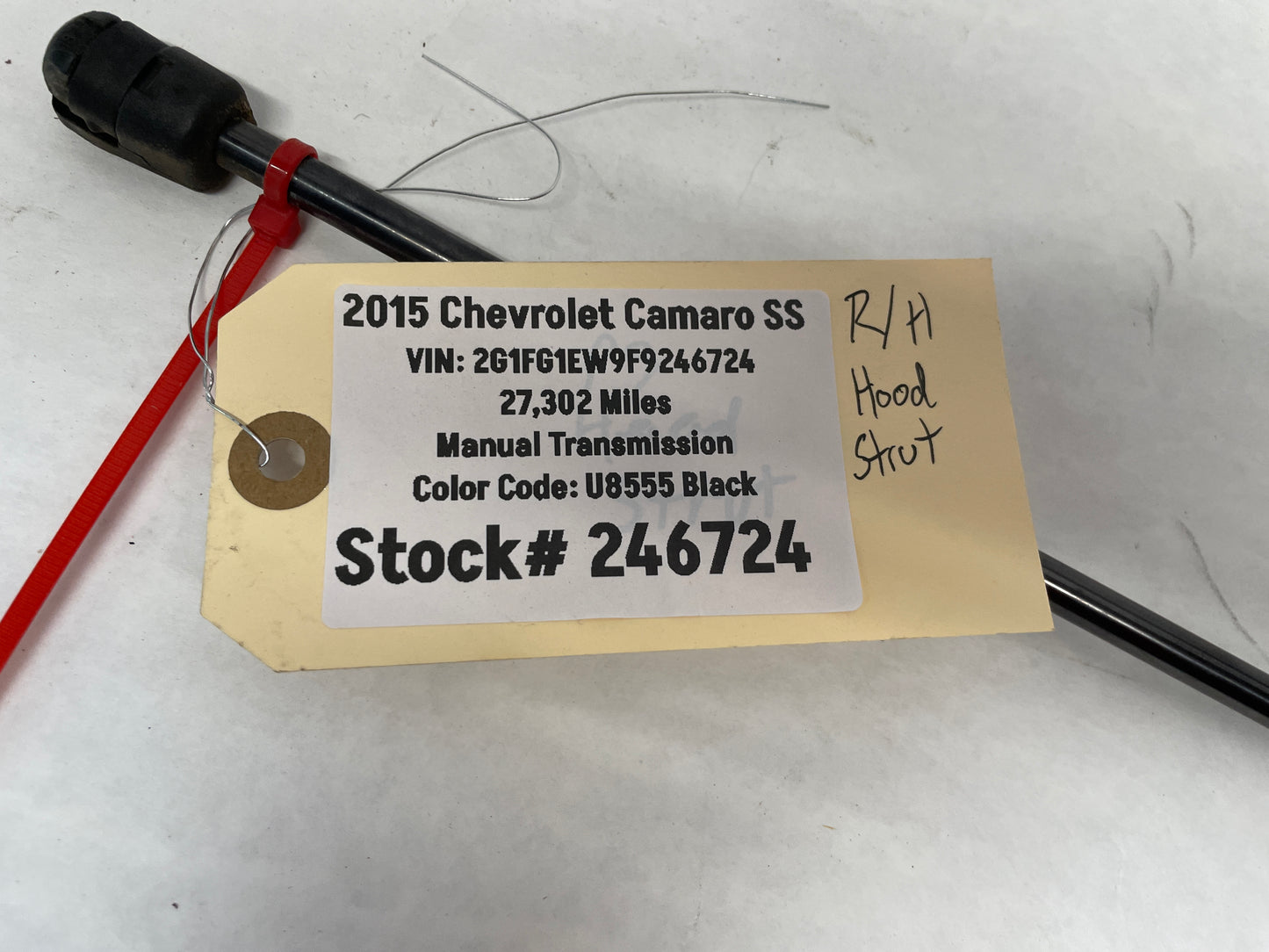 2015 Chevy Camaro SS Hood Lift Shock Strut Support OEM