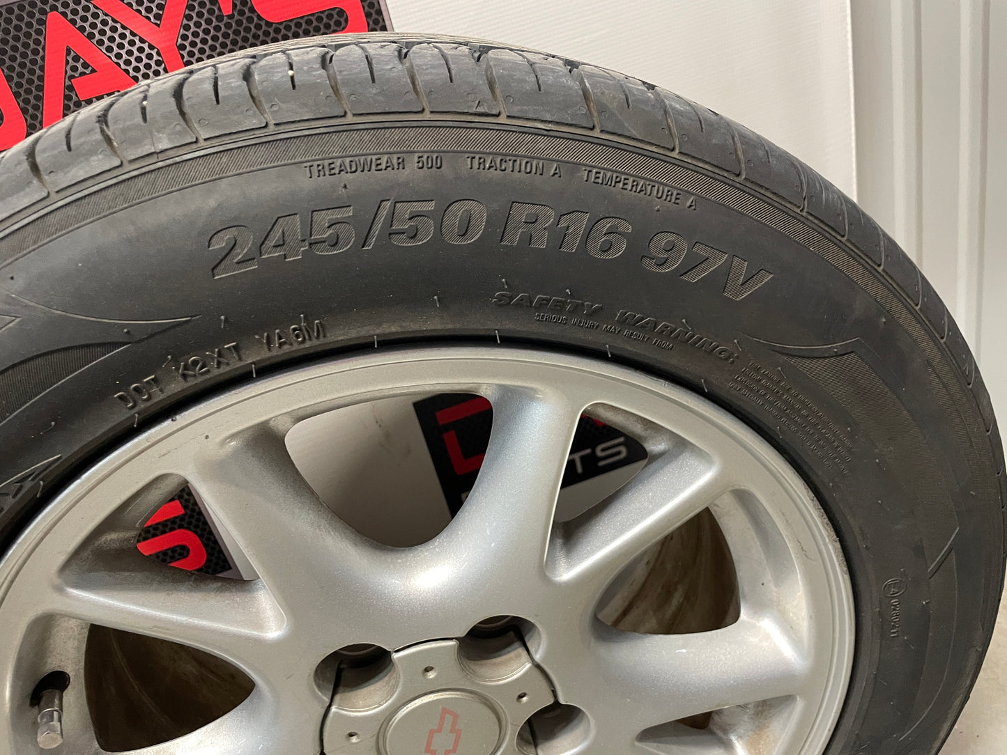 2002 Chevy Camaro Z28 Factory OEM 16x8 Wheels and Kumho Tires