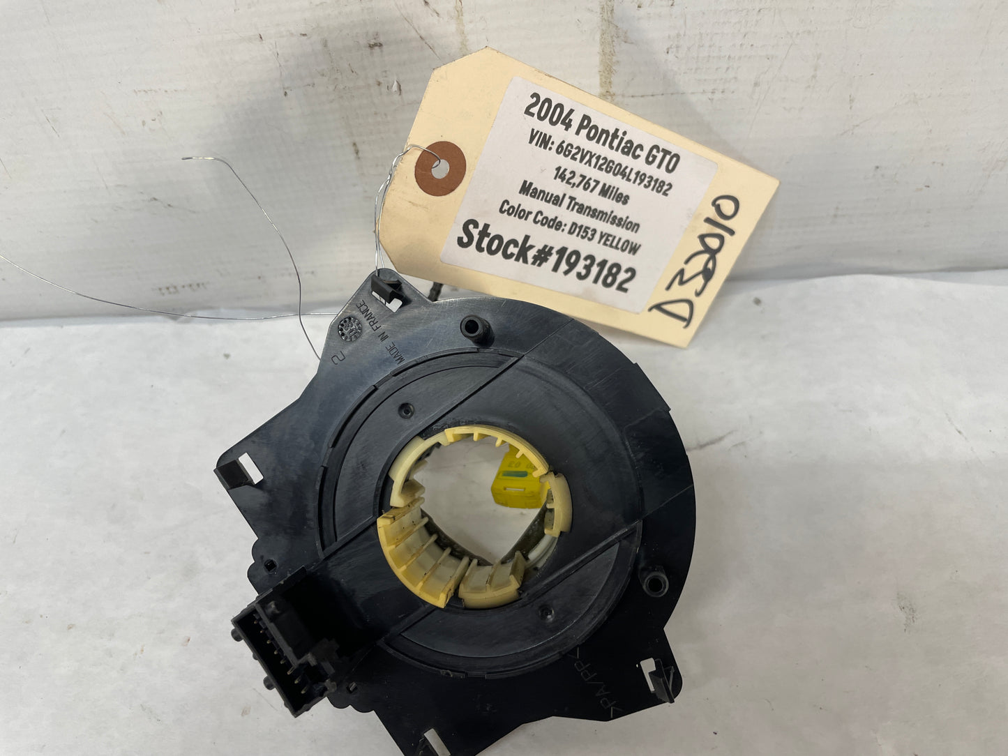 2004 Pontiac GTO Steering Wheel Clock Spring Coil OEM - Day's Parts Yard