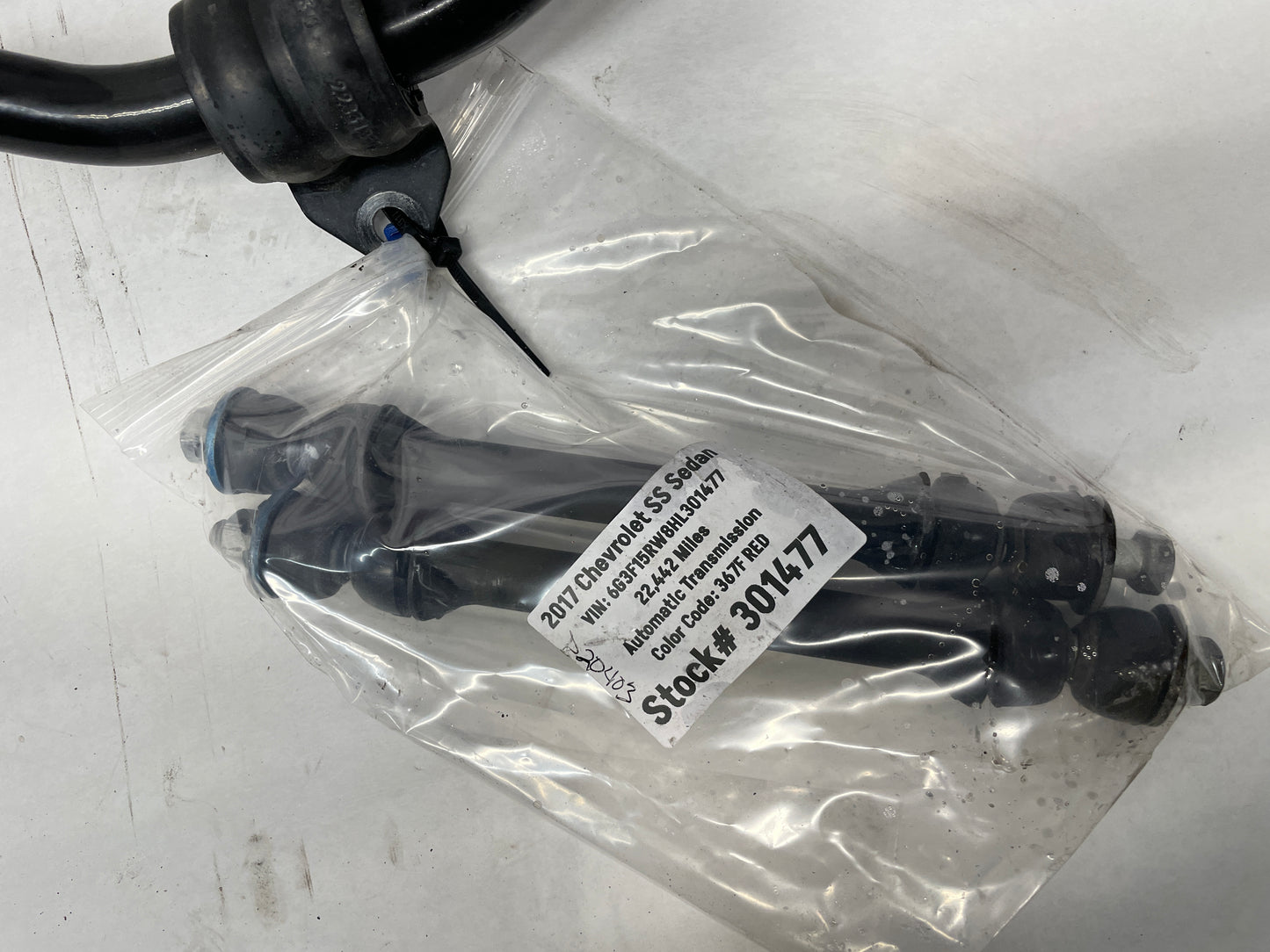 2017 Chevy SS Sedan Rear Suspension Sway Bar OEM - Day's Parts Yard