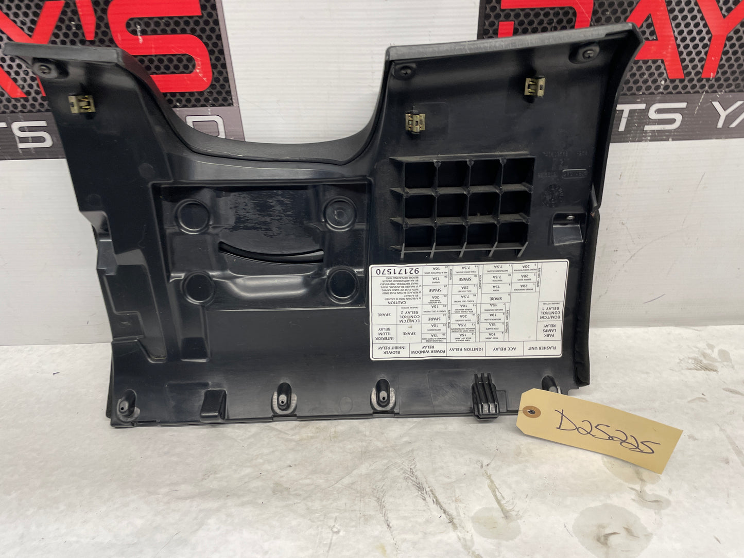2006 Pontiac GTO Black Suede Interior Knee Bolster Fuse Box Block Cover OEM - Day's Parts Yard