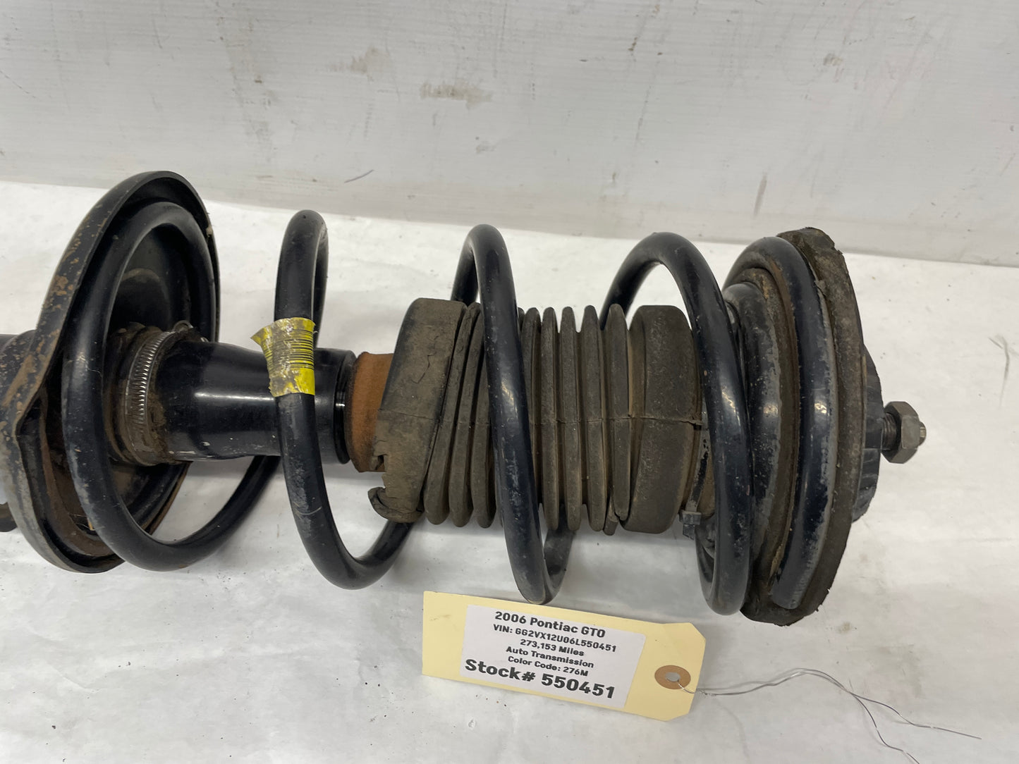2006 Pontiac GTO LH Driver Front Strut Assembly OEM - Day's Parts Yard
