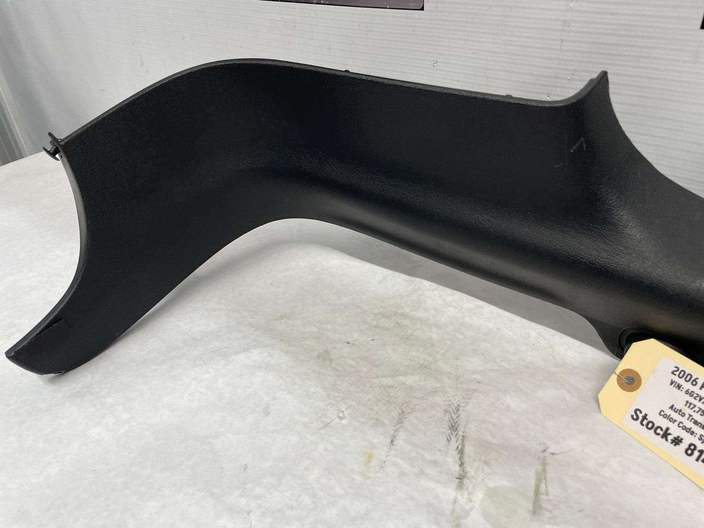 2006 Pontiac GTO LH Driver Interior Sill Carpet Retainer Trim Cover Panel OEM - Day's Parts Yard