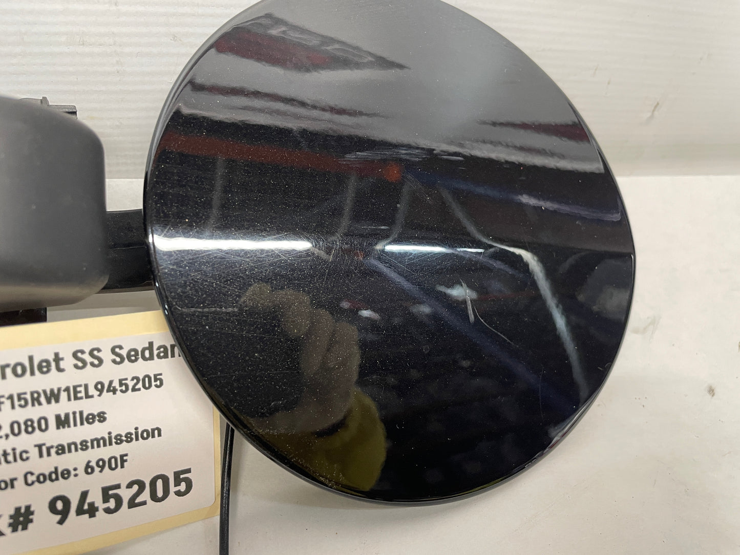 2014 Chevrolet SS Sedan Fuel Gas Door Cover w/ Cap Black OEM - Day's Parts Yard