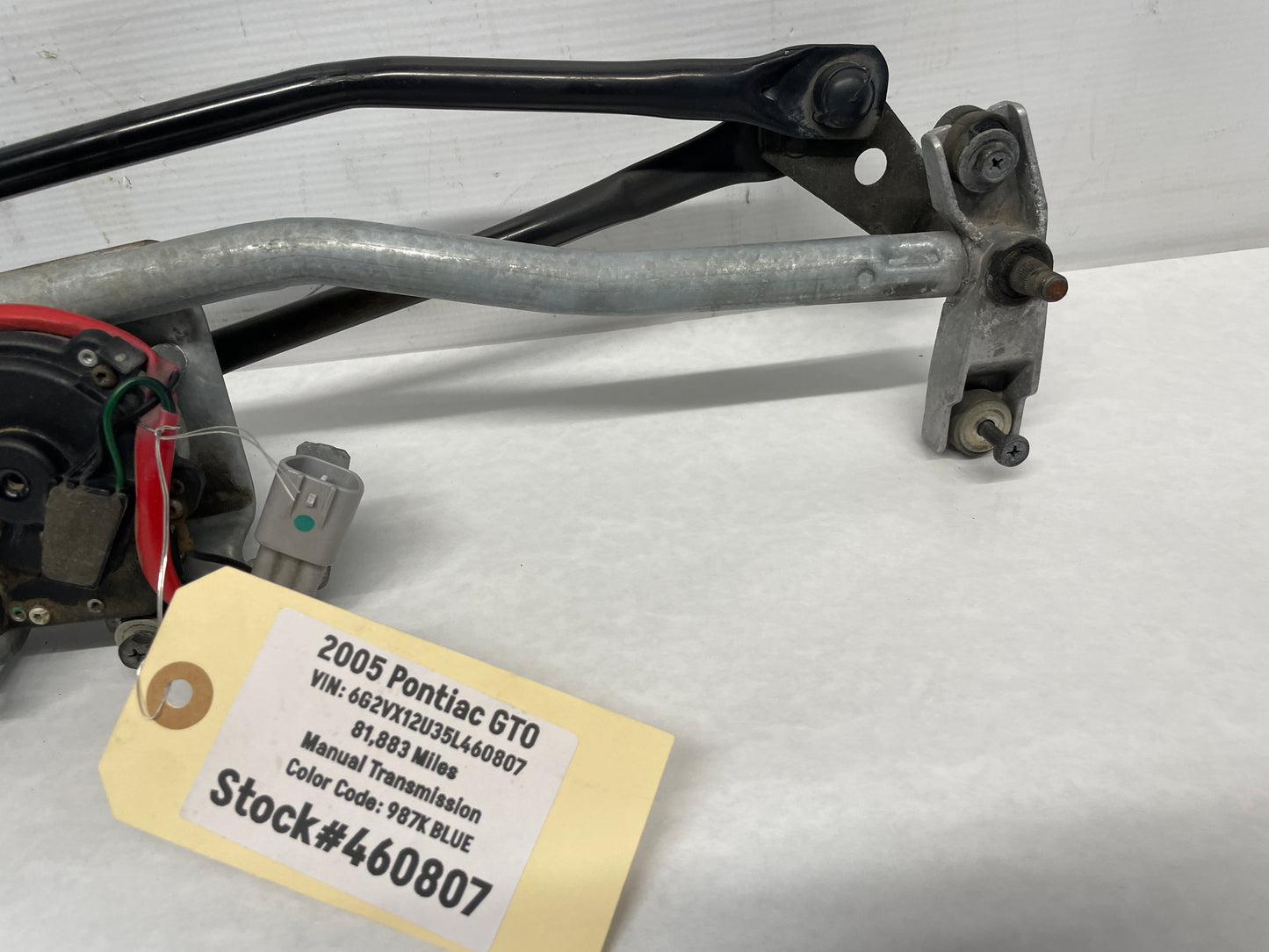 2005 Pontiac GTO Wiper Motor Transmission Linkage Assembly OEM