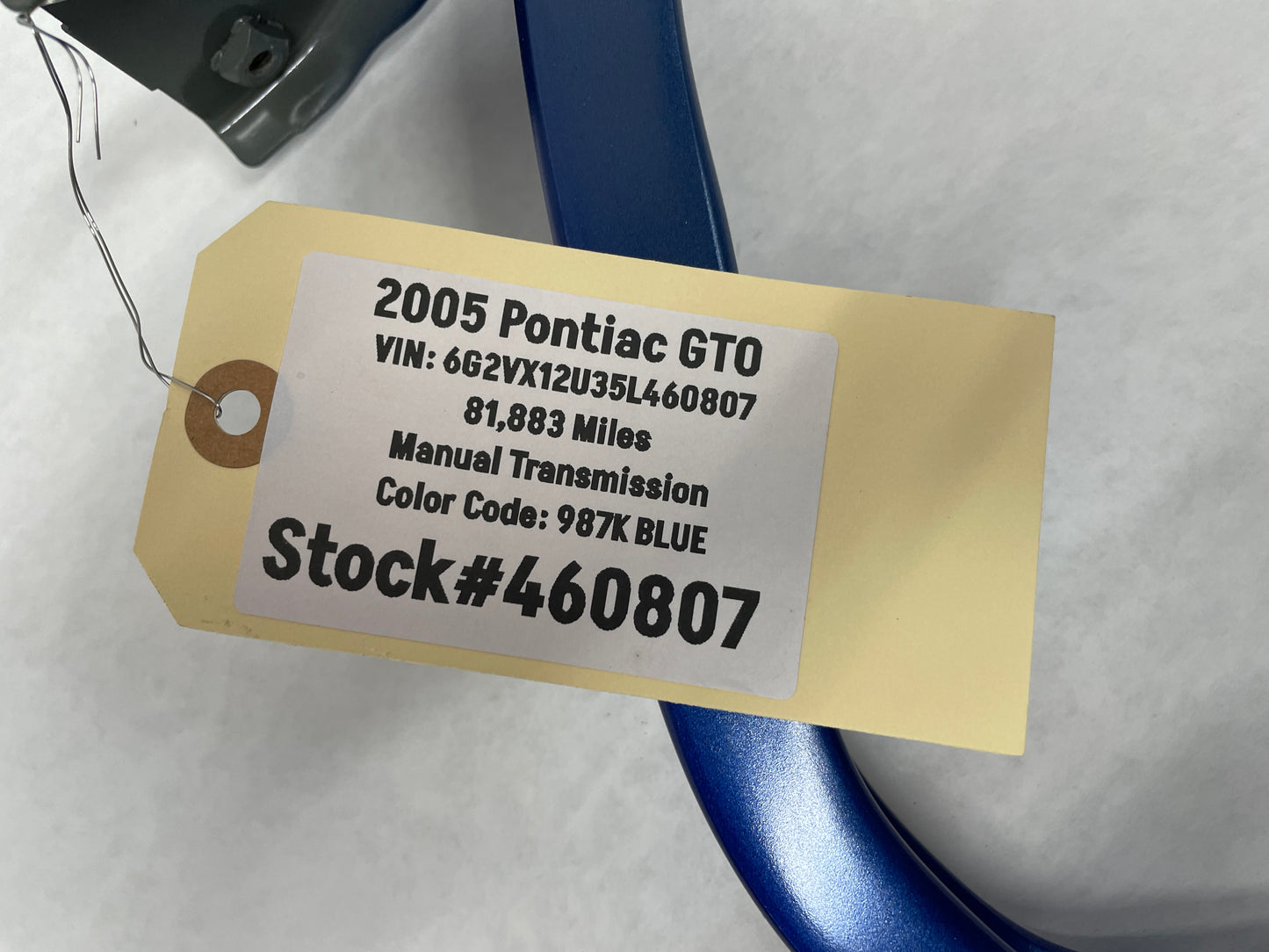 2005 Pontiac GTO Trunk Deck Lid Hinges OEM