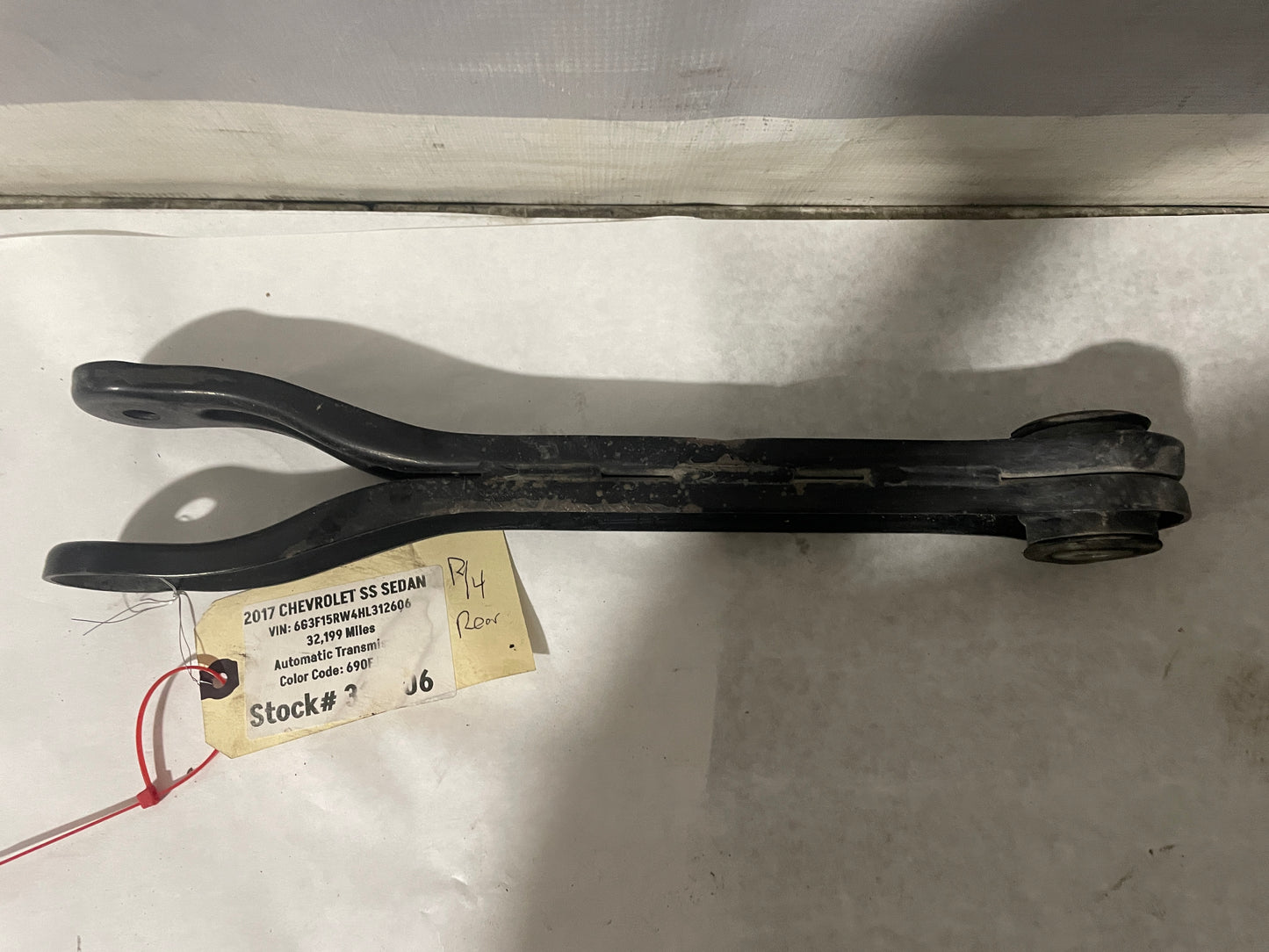 2017 Chevy SS Sedan RH Passenger Rear Trailing Drag Control Arm OEM - Day's Parts Yard