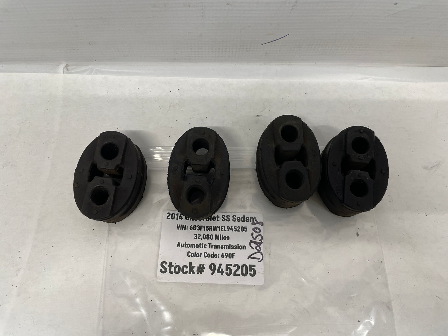 2014 Chevy SS Sedan Exhaust Muffler Hangers Bushings Set OEM - Day's Parts Yard