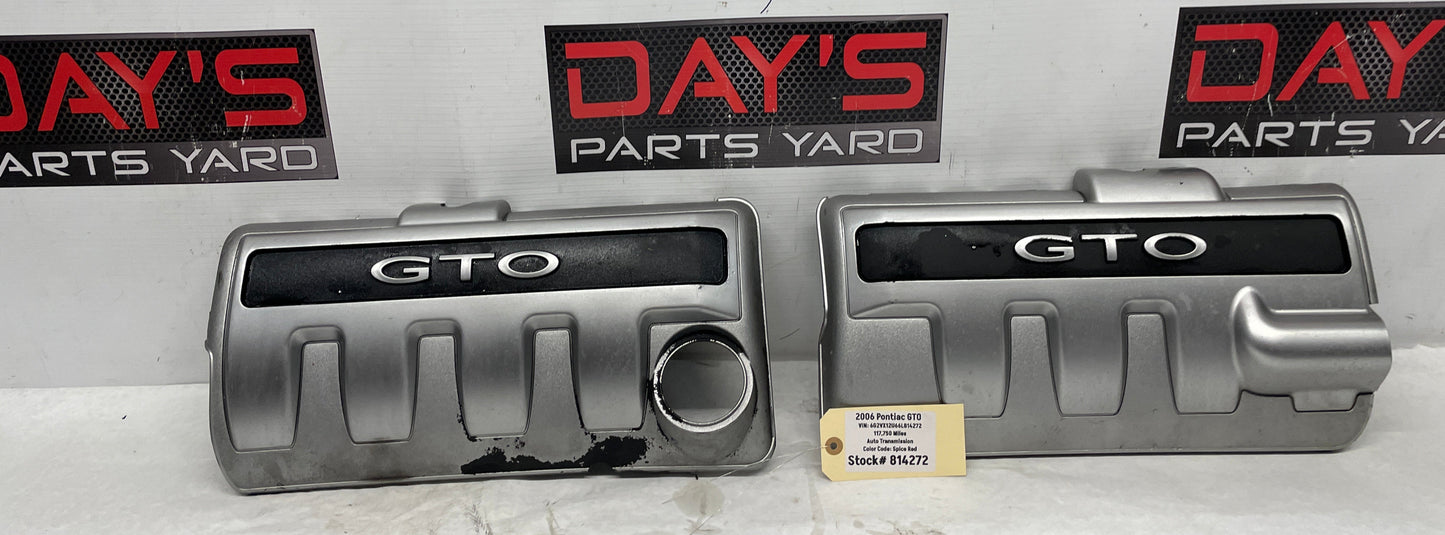 2006 Pontiac GTO RH & LH Engine Motor Intake Manifold Coil Covers Set OEM - Day's Parts Yard