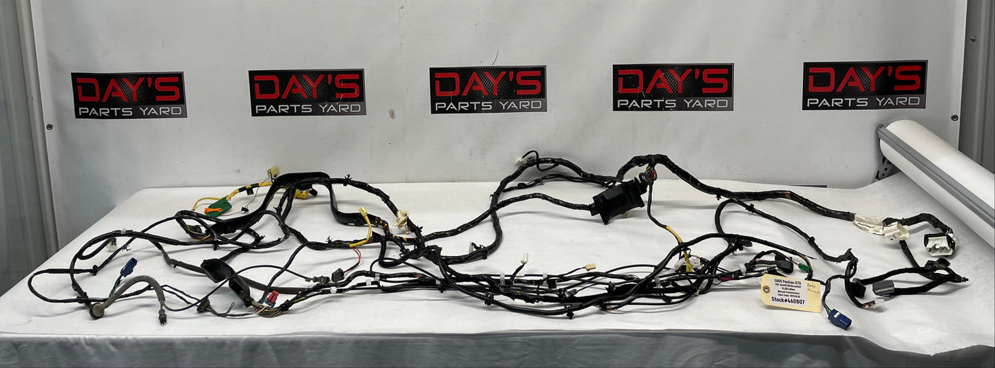 2005 Pontiac GTO Chassis Body Junction Wire Wiring Harness OEM