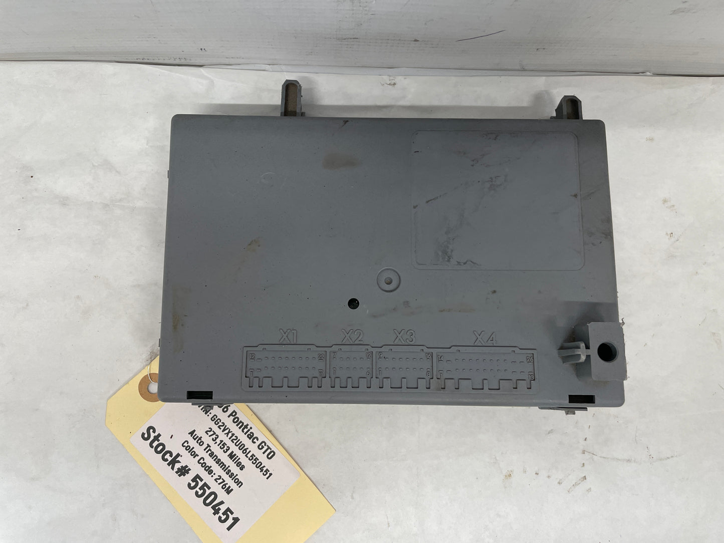 2006 Pontiac GTO Body Control Module BCM OEM - Day's Parts Yard
