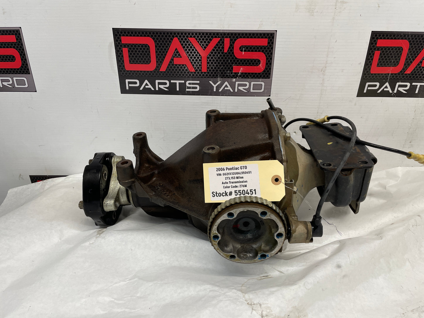 2006 Pontiac GTO Rear End Rearend Carrier Axle Differential 3.46 LSD OEM - Day's Parts Yard