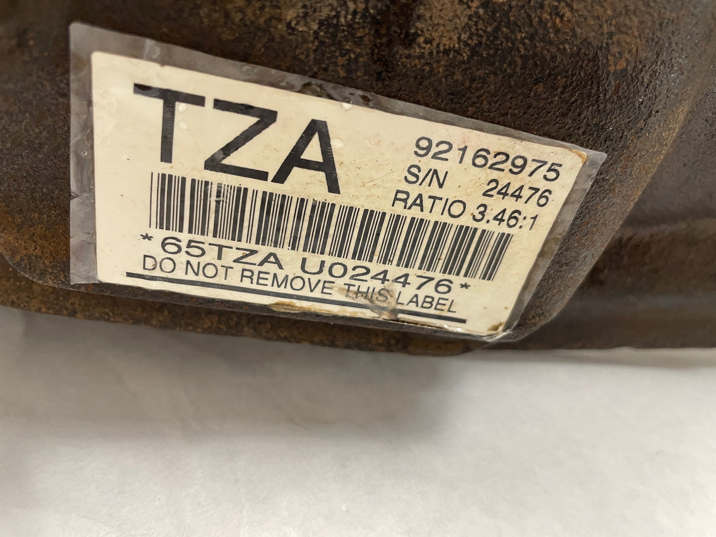 2006 Pontiac GTO Rear End Rearend Carrier Axle Differential 3.46 LSD OEM - Day's Parts Yard