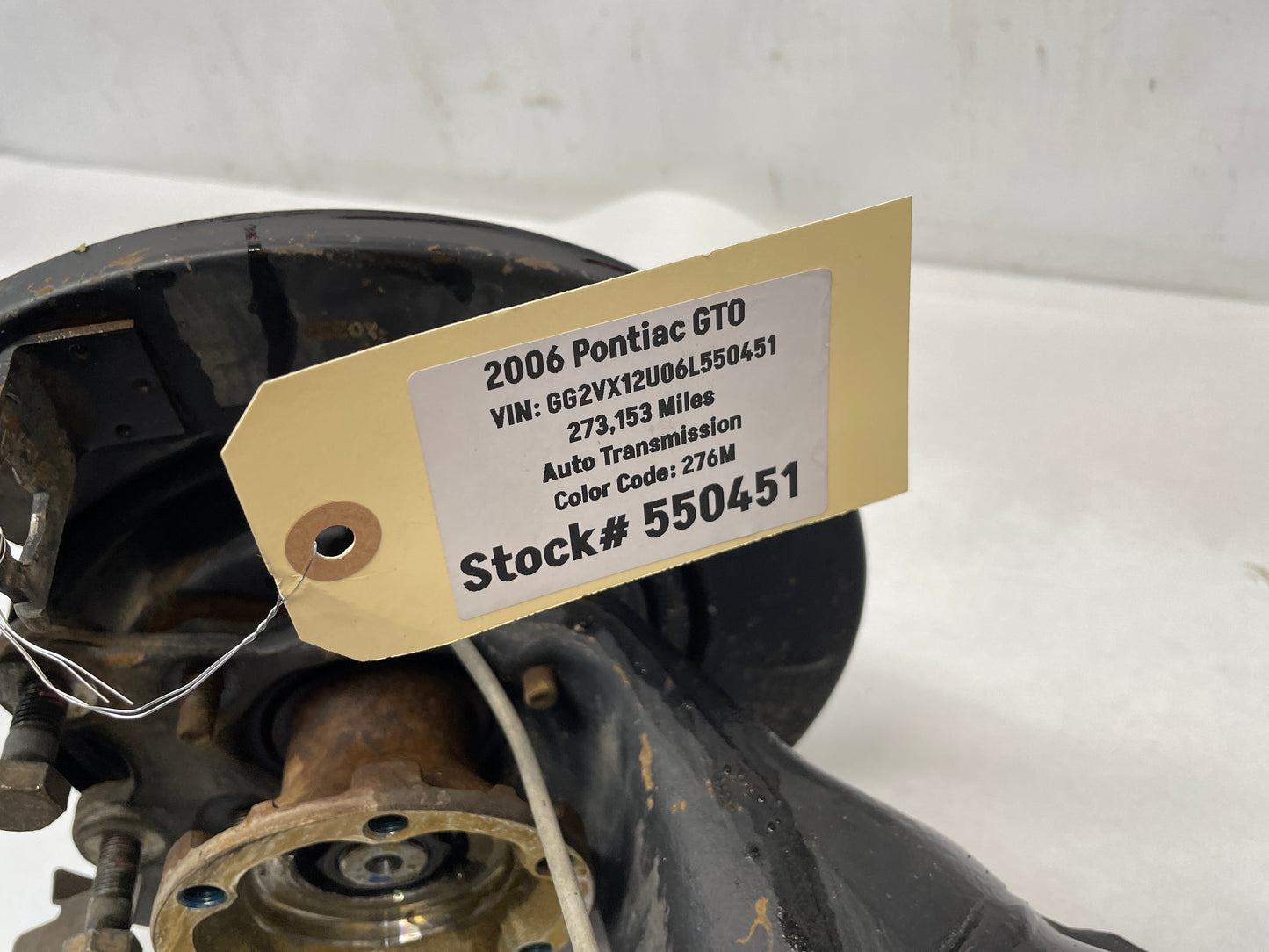2006 Pontiac GTO LH Driver Rear Suspension Spindle Hub Knuckle Control Arm OEM - Day's Parts Yard