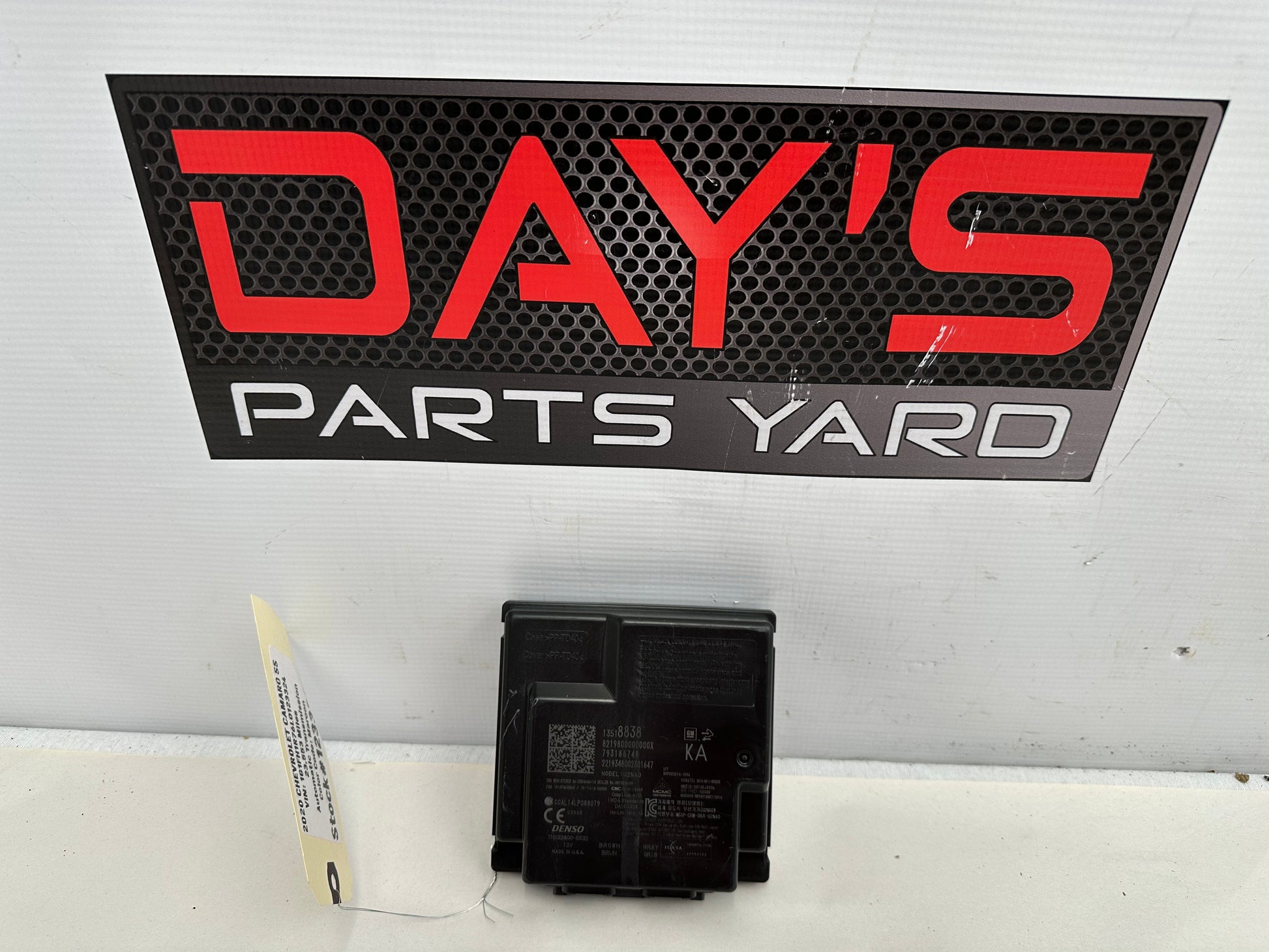 2020 Chevy Camaro SS Keyless Entry Control Module OEM - Day's Parts Yard