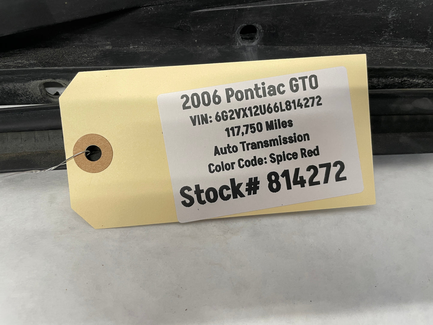 2006 Pontiac GTO Complete Windshield Wiper Cowl Assembly OEM - Day's Parts Yard