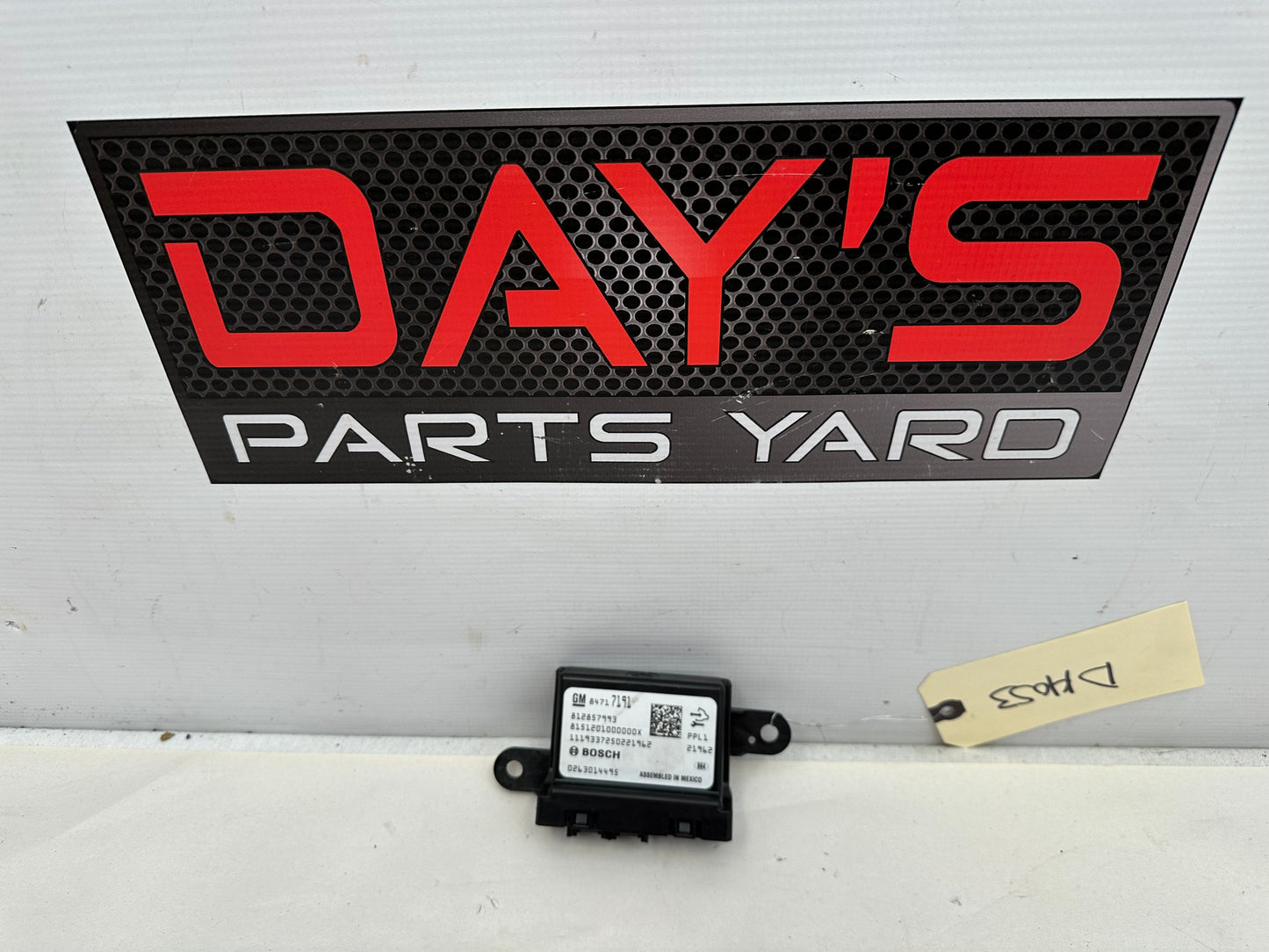 2020 Chevy Camaro SS Parking Assist Control Module OEM - Day's Parts Yard