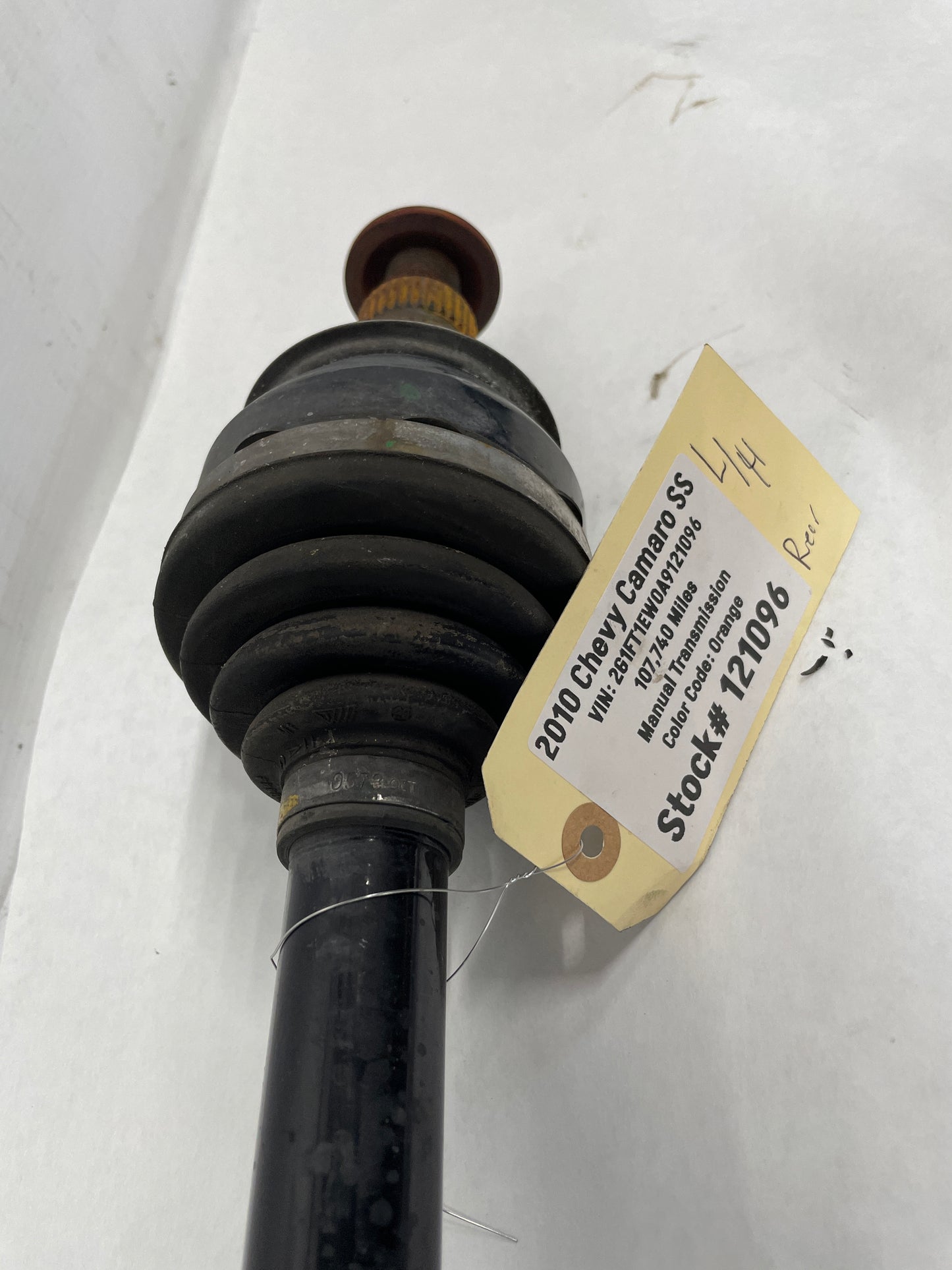 2010 Chevy Camaro SS LH Driver CV Axle Half Shaft Assembly OEM - Day's Parts Yard