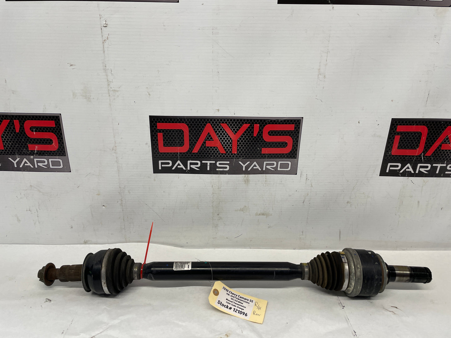 2010 Chevy Camaro SS RH Passenger Rear CV Axle Half Shaft Assembly OEM - Day's Parts Yard