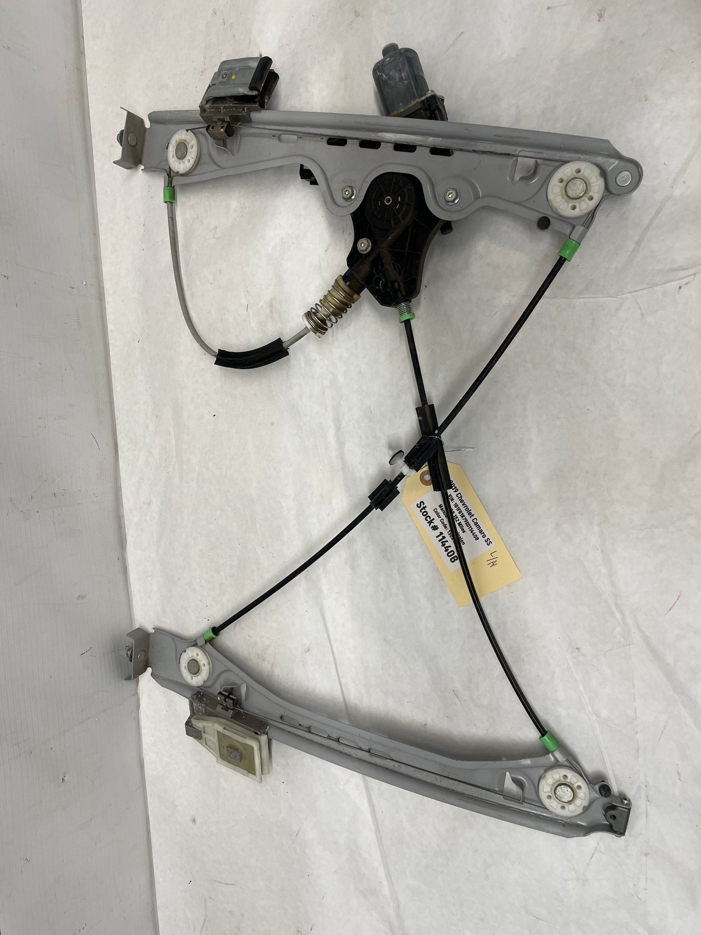 2019 Chevy Camaro SS LH Driver Front Window Regulator w/ Motor OEM - Day's Parts Yard