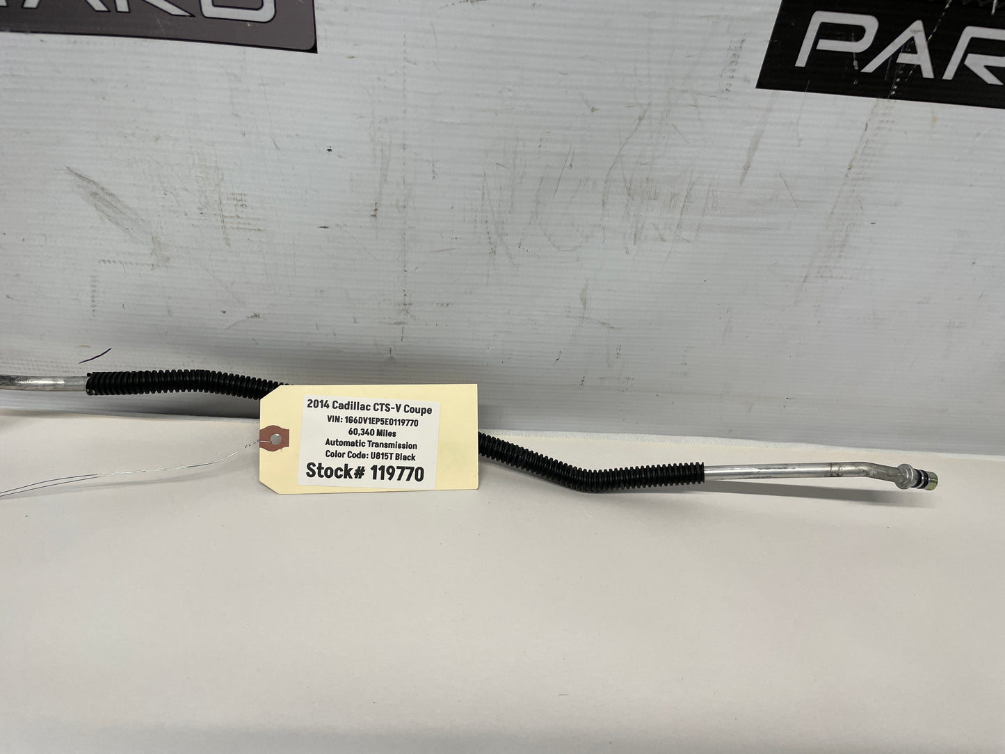 2014 Cadillac CTS-V Coupe AC A/C Line Hose Tube OEM - Day's Parts Yard