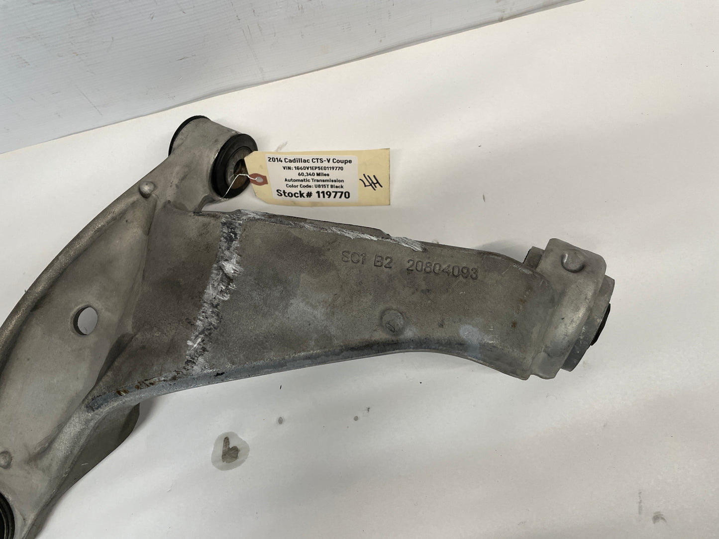 2014 Cadillac CTS-V Coupe LH Driver Front Lower Control Arm OEM - Day's Parts Yard